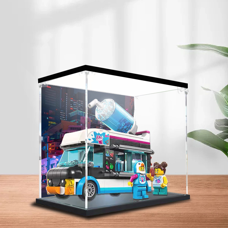 适用60384企鹅人冰沙积木模型