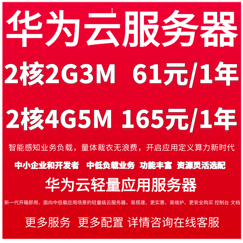 华为云云主机天翼云服务器租用远程续费移动云服务器阿里云腾讯云 网店/网络服务/软件 云服务器 原图主图