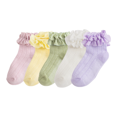 公主风夏季蕾丝花边袜