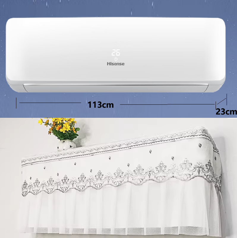定制海信72GW/K210D系列大3匹挂机空调罩蕾丝壁挂式防尘保护套