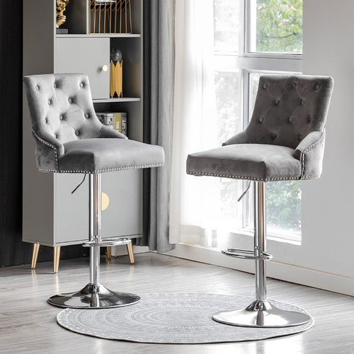 吧台椅升降旋转轻奢家用简约