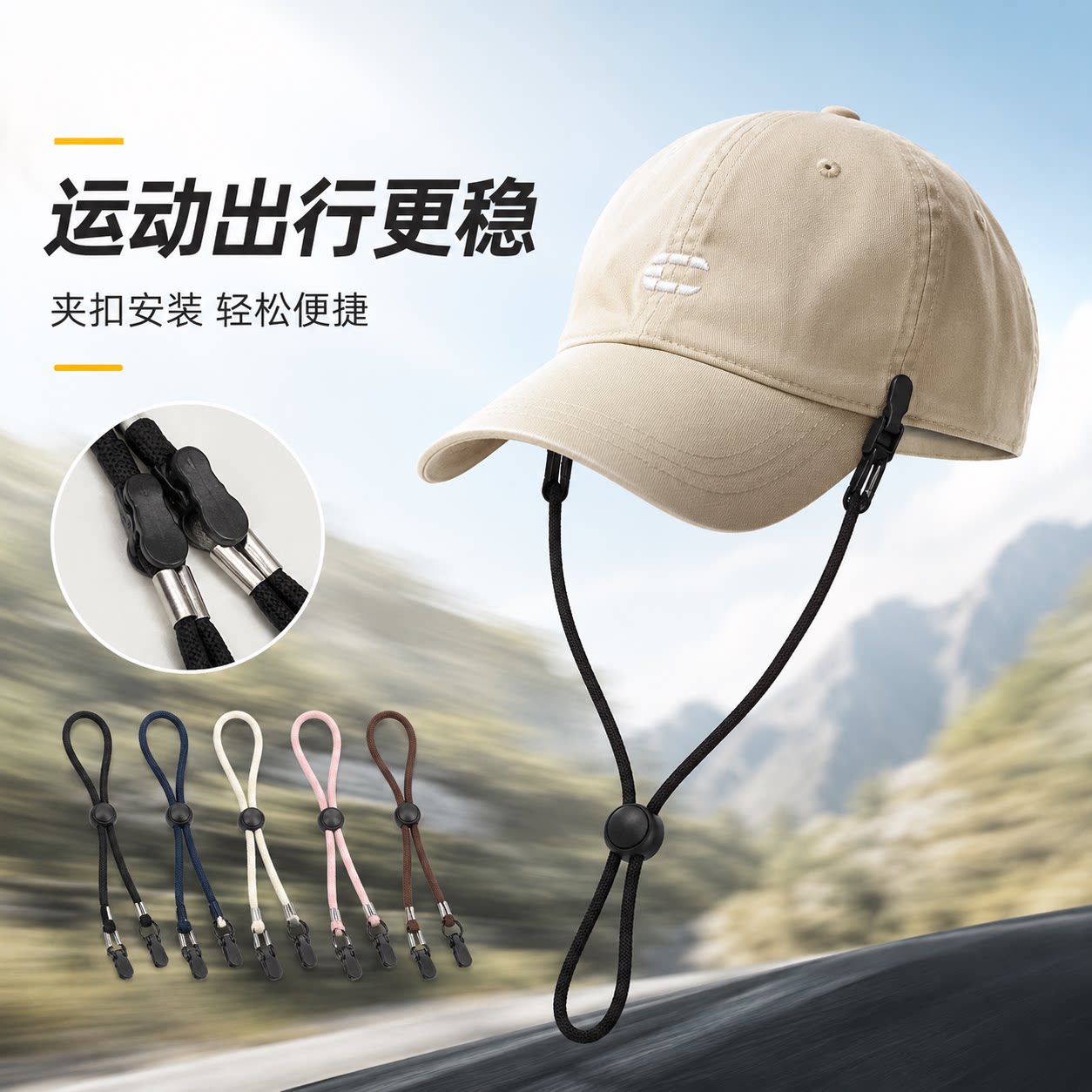 旅行防掉固定绳带配件轻巧便携