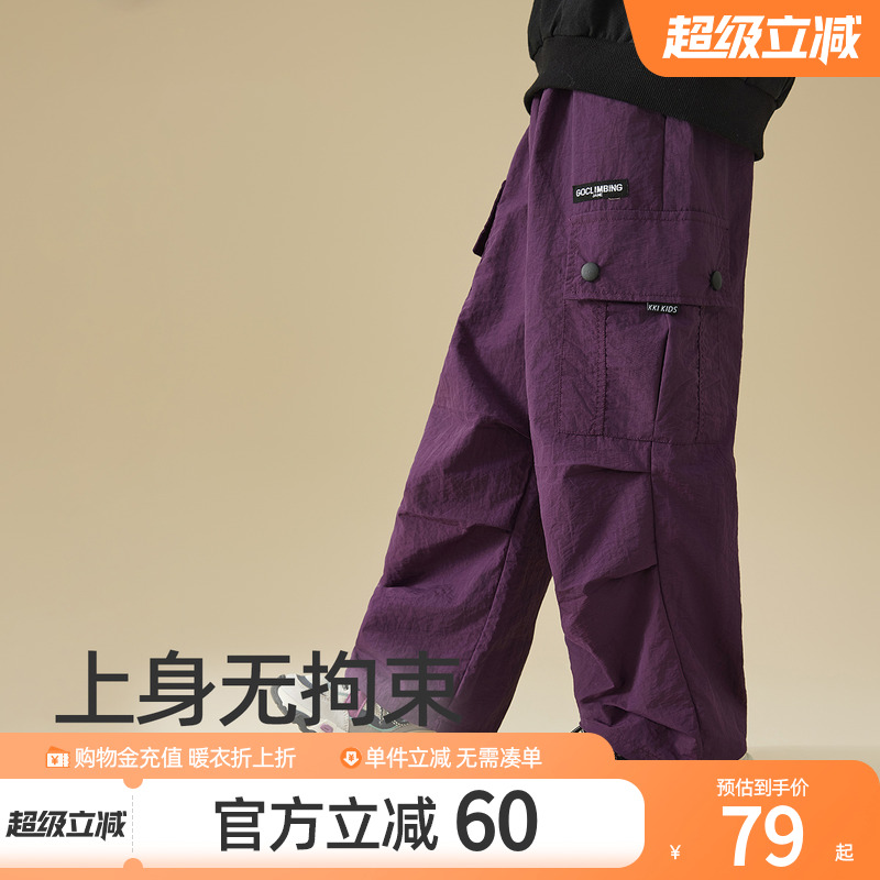 雪中飞kids童装儿童裤子2025新款秋冬季男童女童休闲百搭长裤子