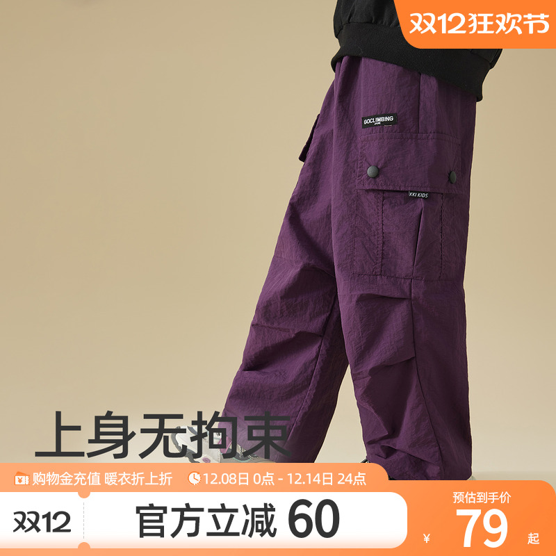 雪中飞kids童装儿童裤子2025新款秋冬季男童女童休闲百搭长裤子