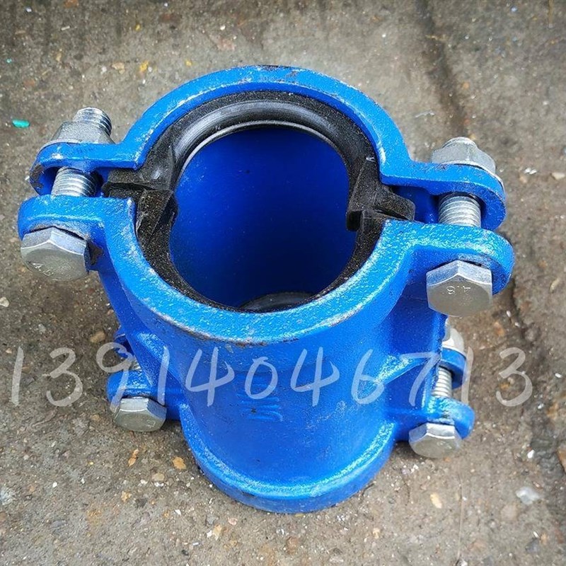 器 直管水d管补漏器 铁管道快速接头哈夫节抱箍dn25 50 65铸铁