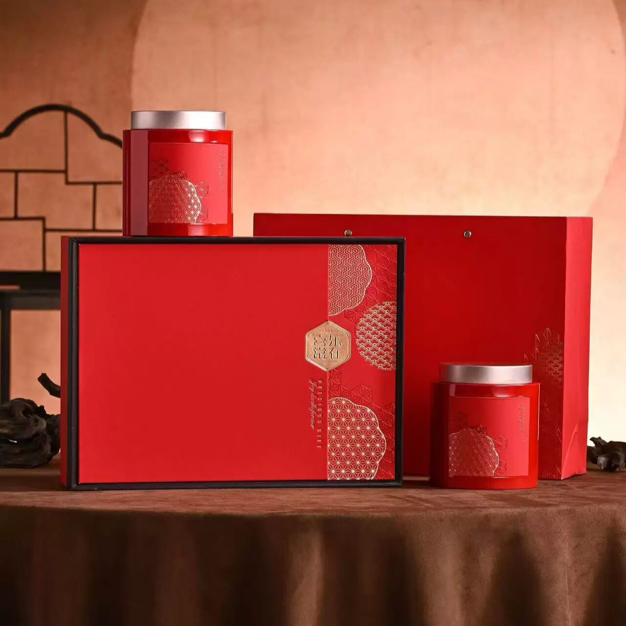 高档红茶包装盒空礼盒九曲红梅金骏眉铁观音通用茶叶包装空盒定制