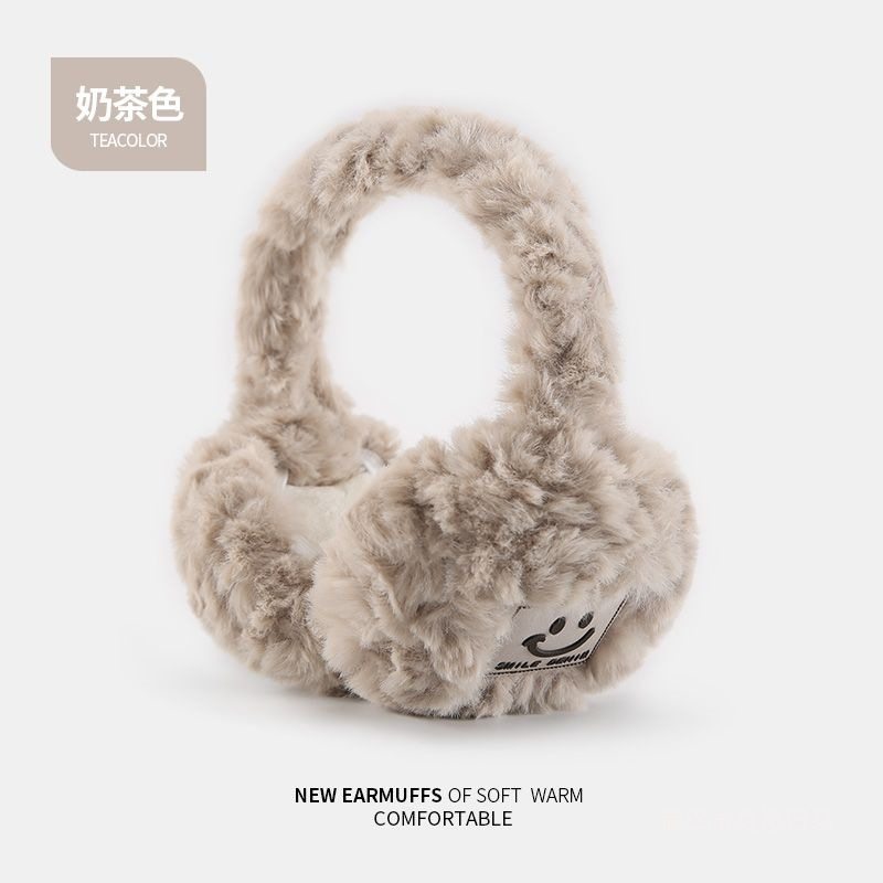 爆品毛绒保暖耳罩女冬季防冻护耳套骑车可折叠耳包耳捂子2024新款