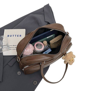 手提公 百搭单肩包秋冬季 爆品高级感通勤大容量包包女2024新款 时尚