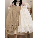 白色吊带裙2025新款 清纯白色气质短裙连衣裙女绝美小裙子