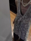 设计感法式 V领蕾丝连衣裙2024春叠穿纯欲吊带裙