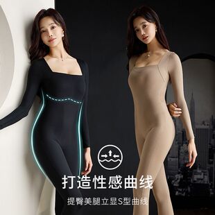 产后强压重塑收腹提臀连体塑身体雕衣女后脱带胸垫全身塑型束身衣