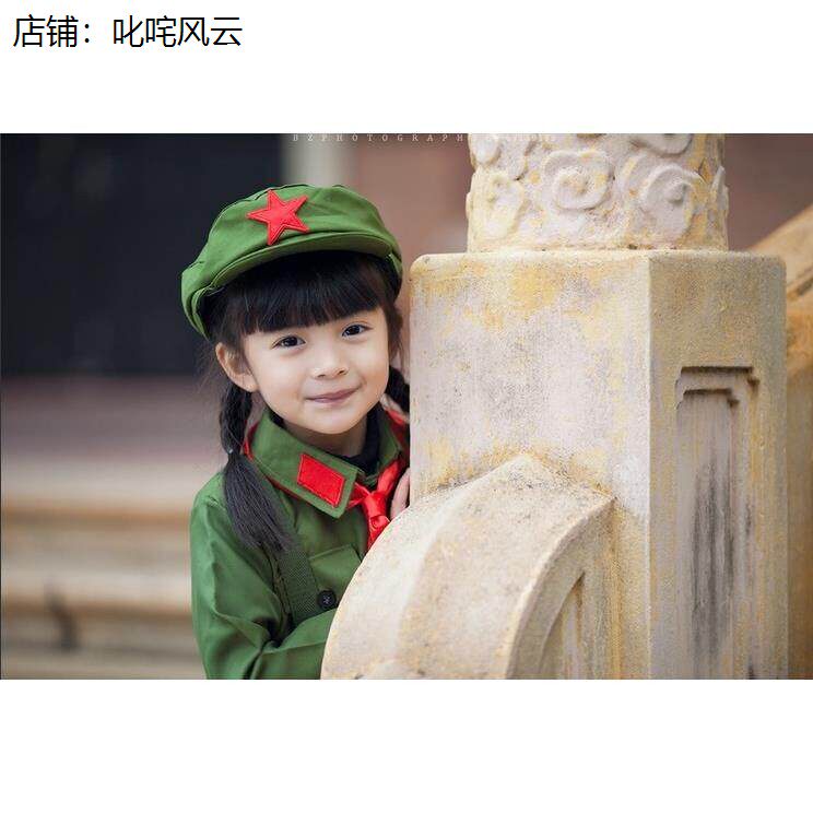 儿童舞蹈幼儿军装八路小