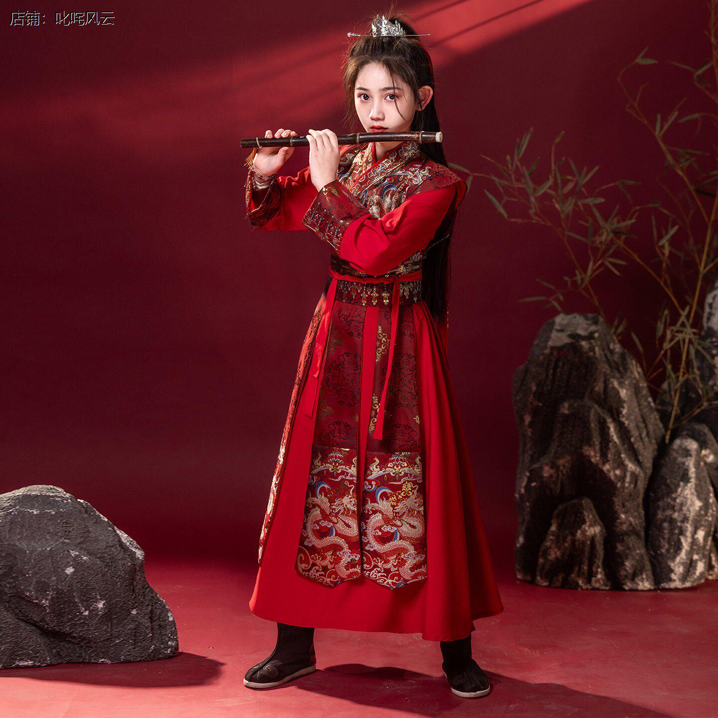 花木兰儿童服装女童汉服