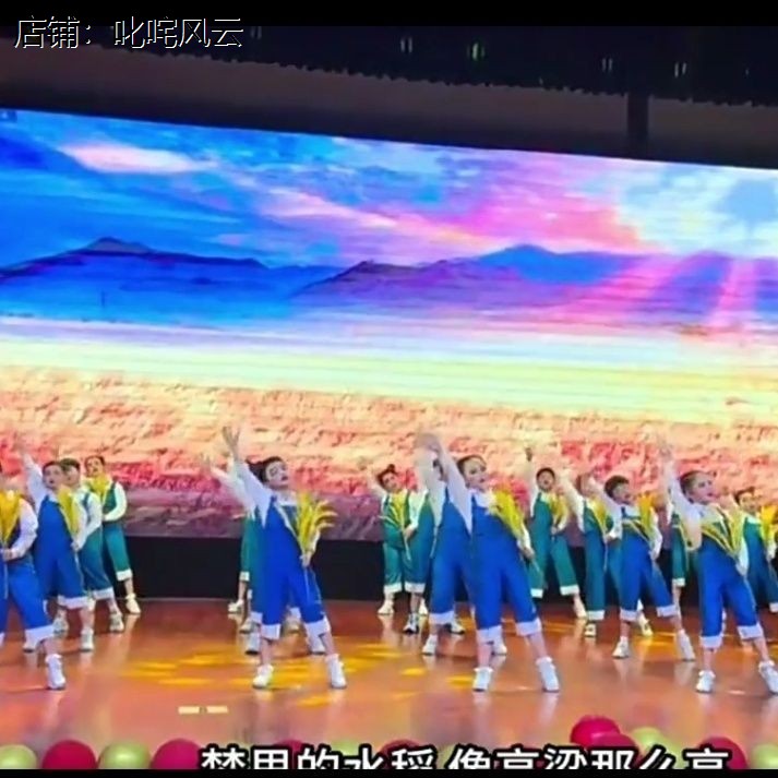 稻香演出服装风吹麦浪丰