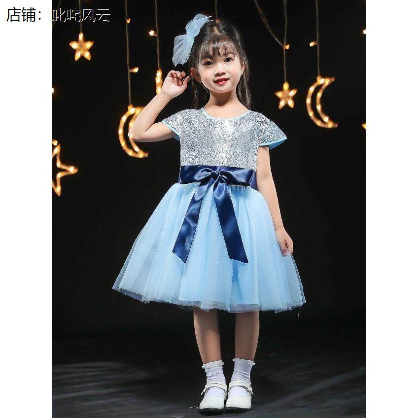 儿童合唱男女表演服装,