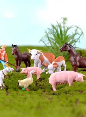 微景观多肉盆栽农场塑料小摆件