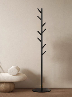 意式铁艺衣帽架家用卧室加厚加粗承重落地挂衣架不锈钢收纳挂包架