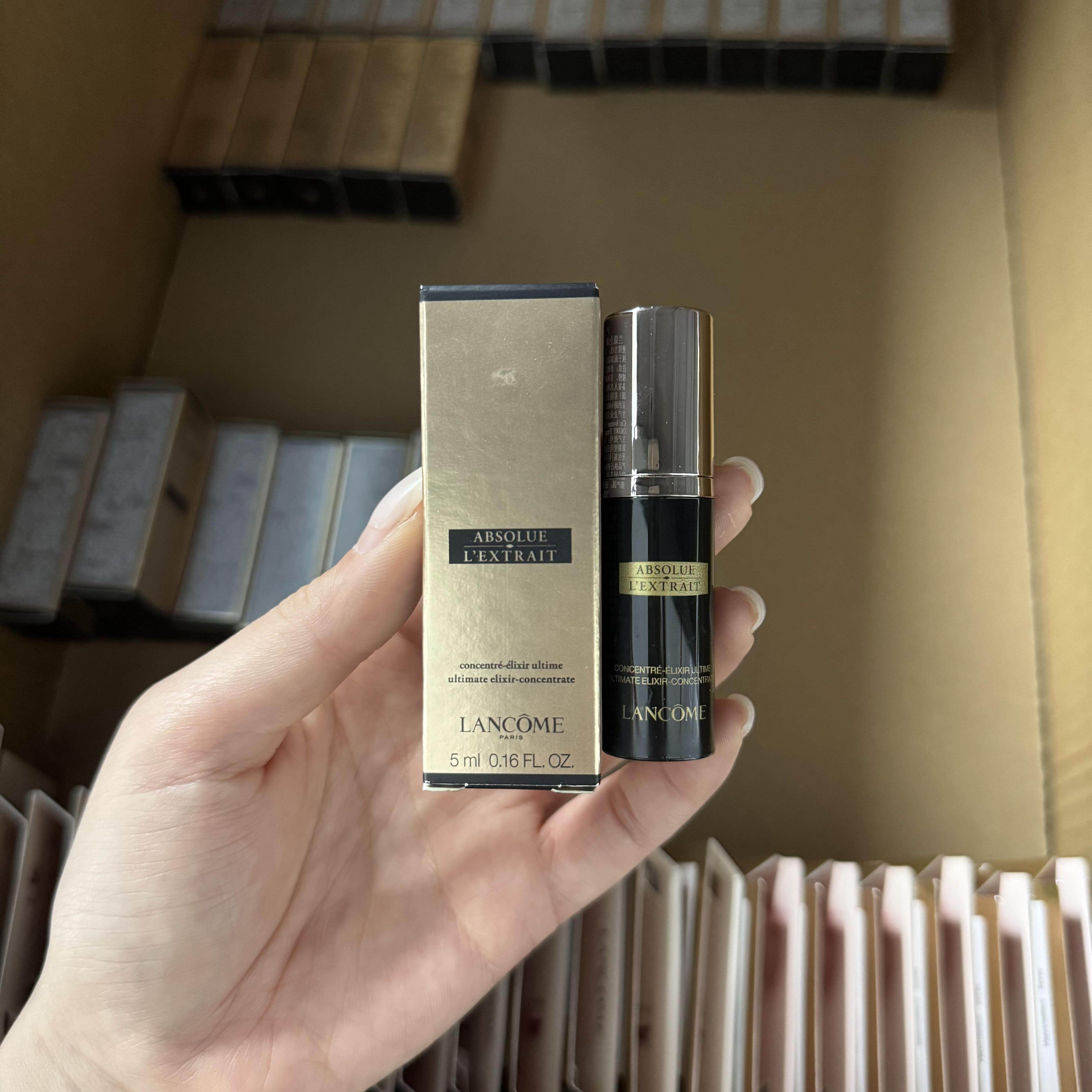 国内专柜 兰蔻全新黑金臻宠精华乳5ml小样 玻色因滋养提拉紧致