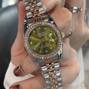 希洛欧手表女日志小众机械轻奢女士女款 女表 表正品 机械表2025新款