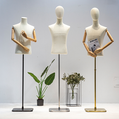 高档万向轮男模特道具半身人台