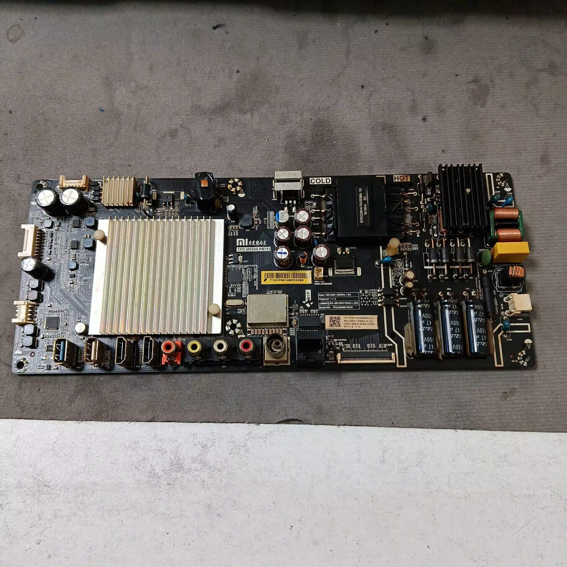 原装小米L43M3-AA 主板TPD.MS908.PB751 配屏M143TV M43