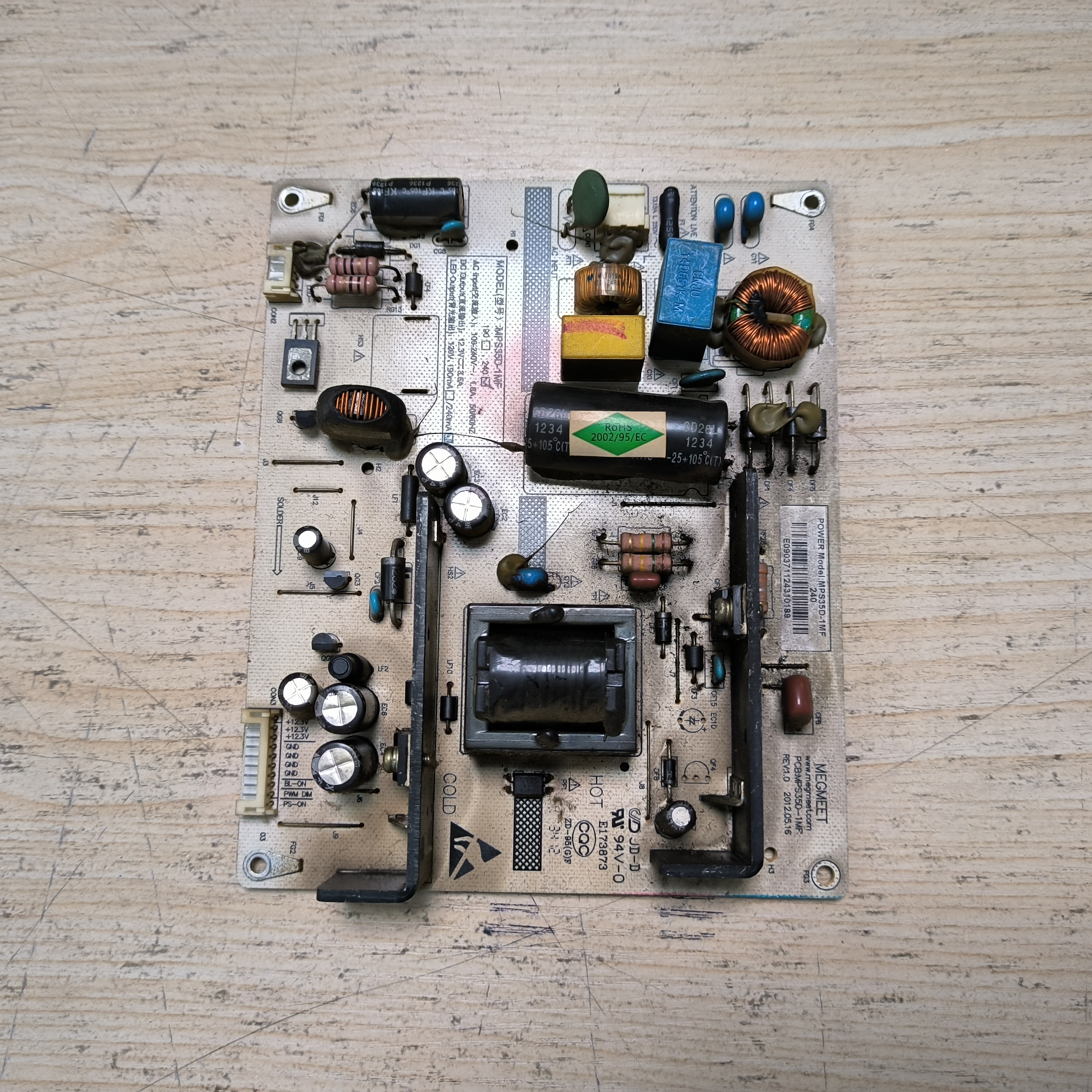 长虹 LED32580 39C3000I液晶电视电源板MPS35D-1MF