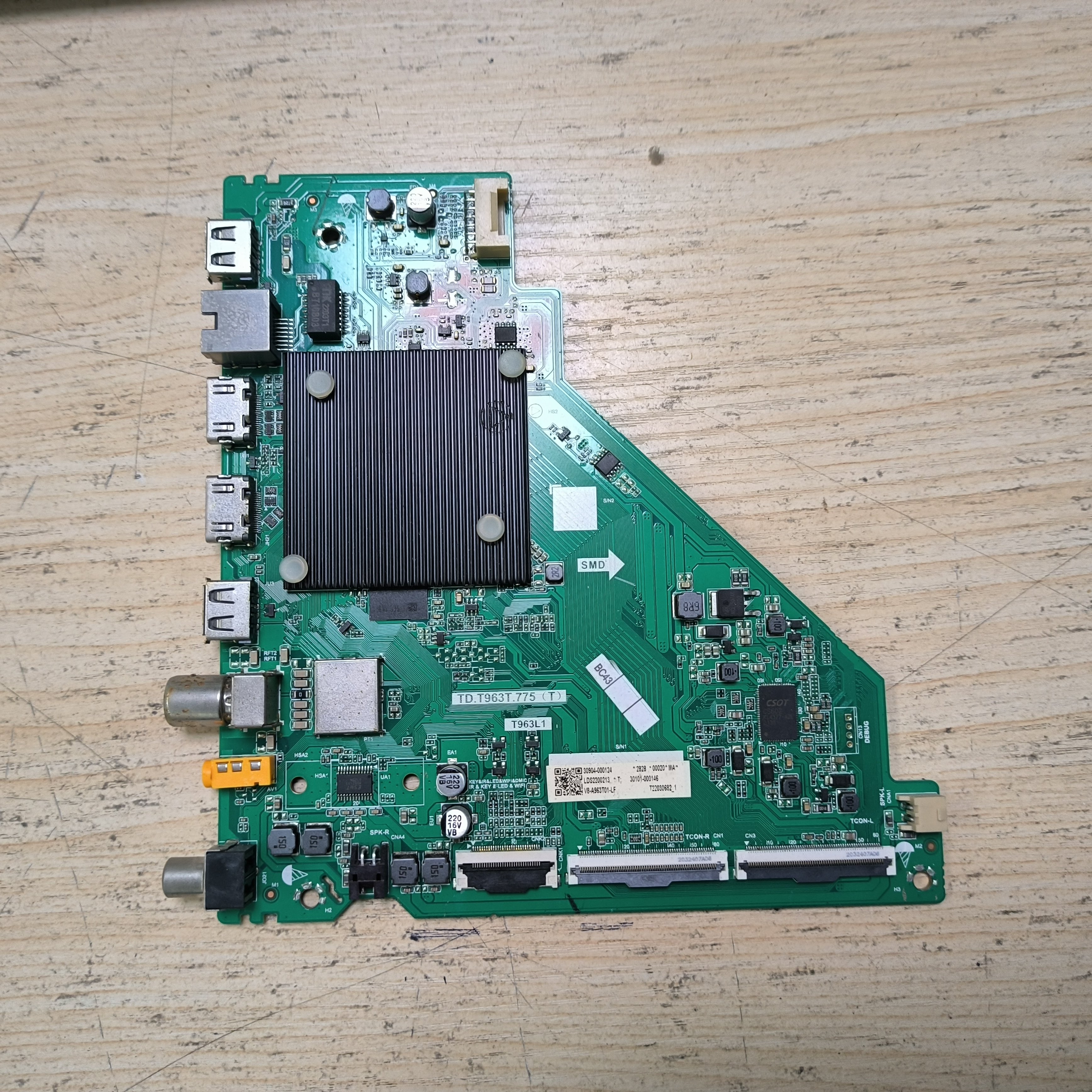 原装 TCL 65V69E主板 TD.T963T.775(T) 屏 LVU650NDEL CS9W50