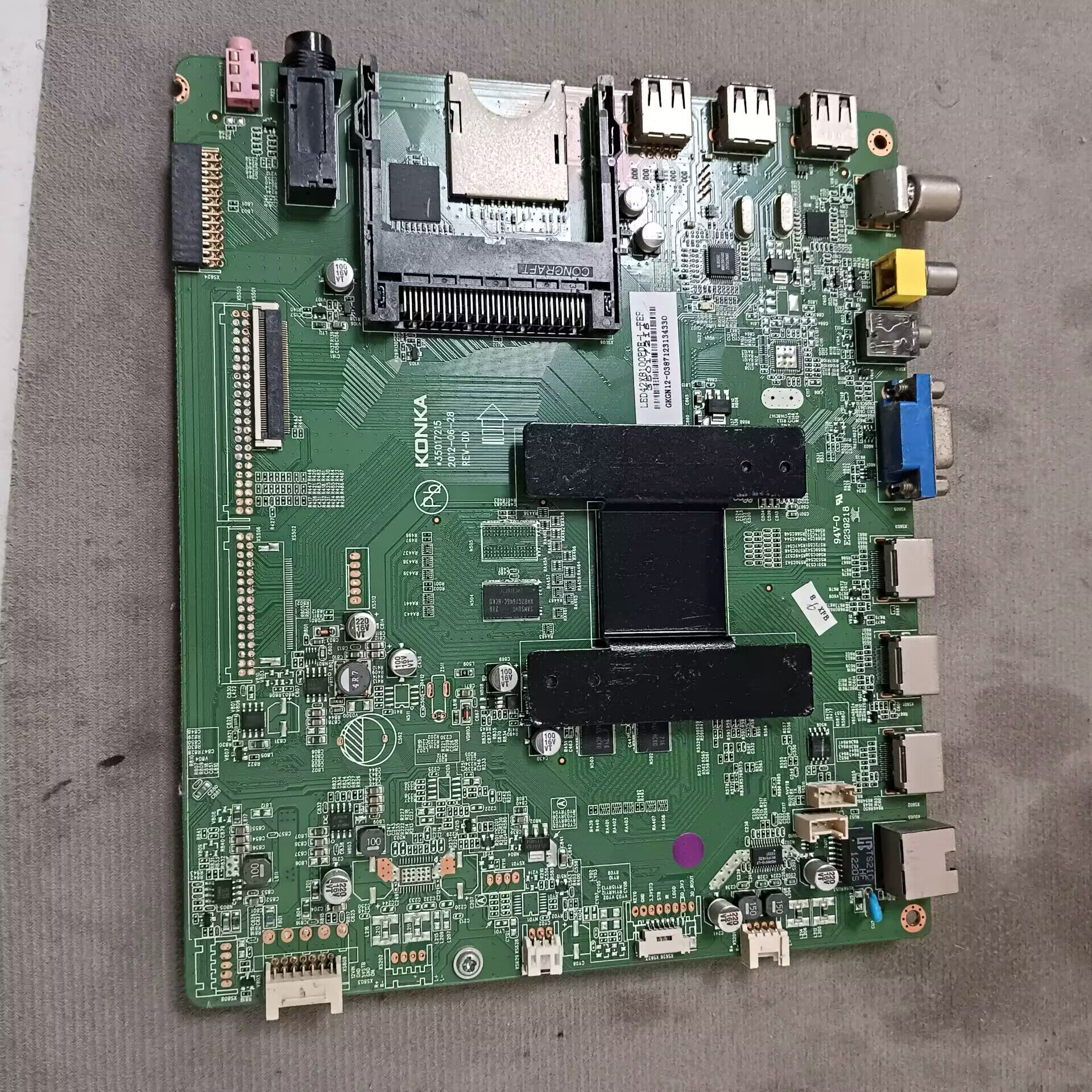 原装  康佳LED42X8100PDE主板35017215屏LC420EUN PE F1