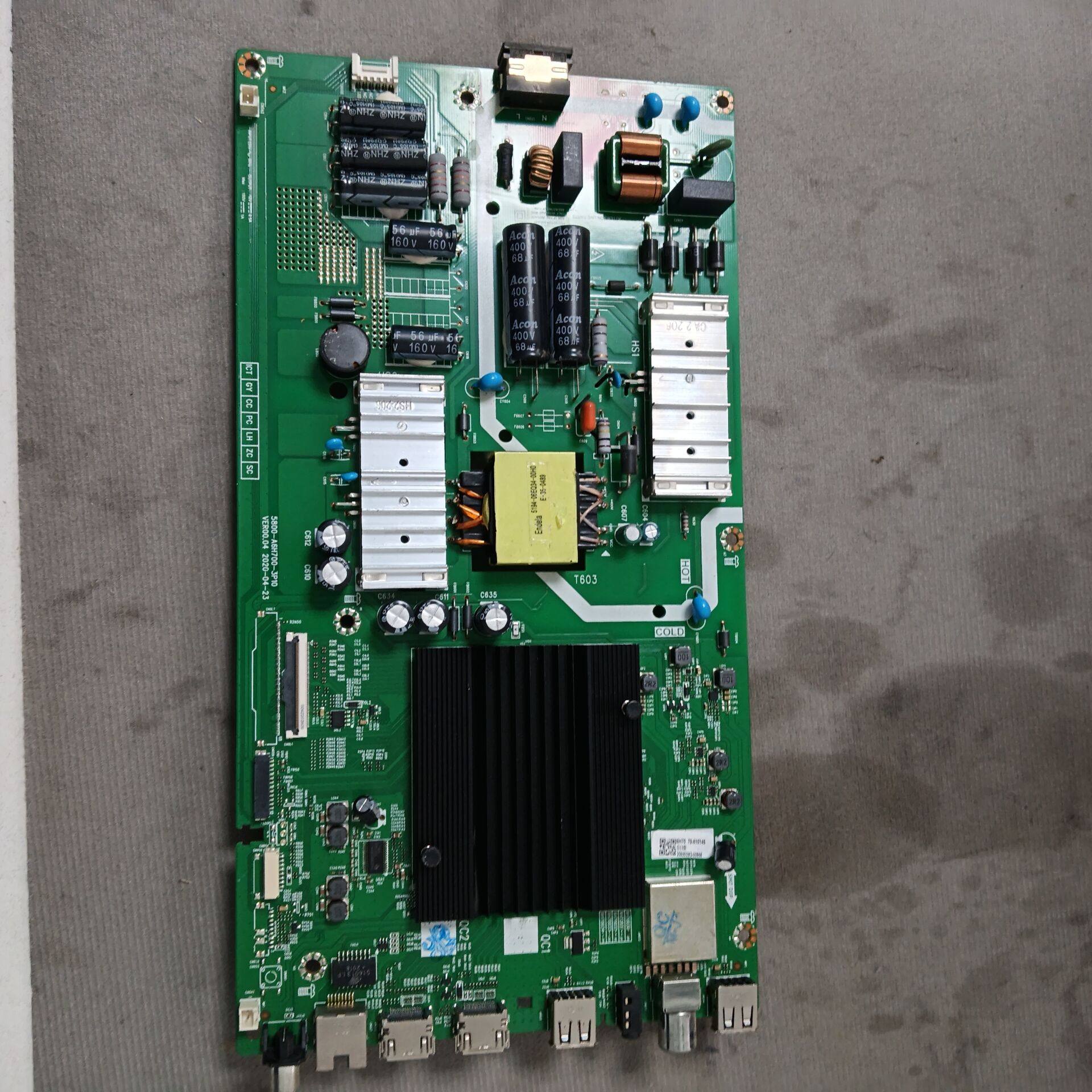 创维55A4主板5800-A6H700-3P10配屏RDL550WY  PD0-101