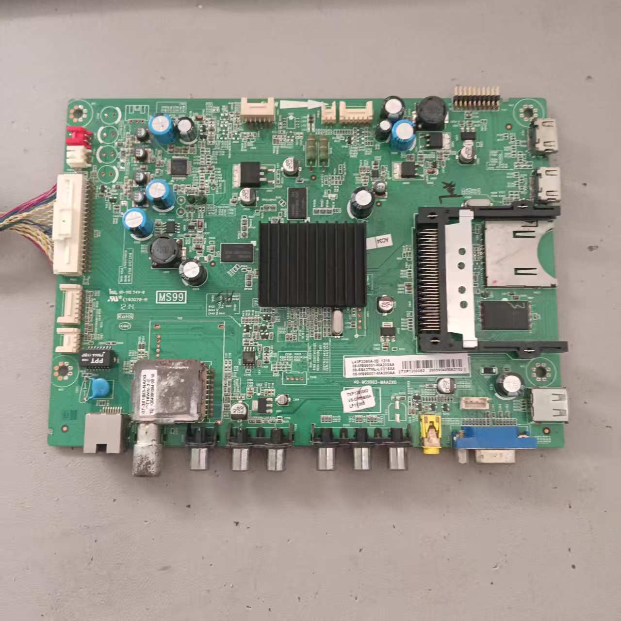 原装TCL L43F3390A-3D主板40-MS9903-MAA2XG屏LVF430SSTM