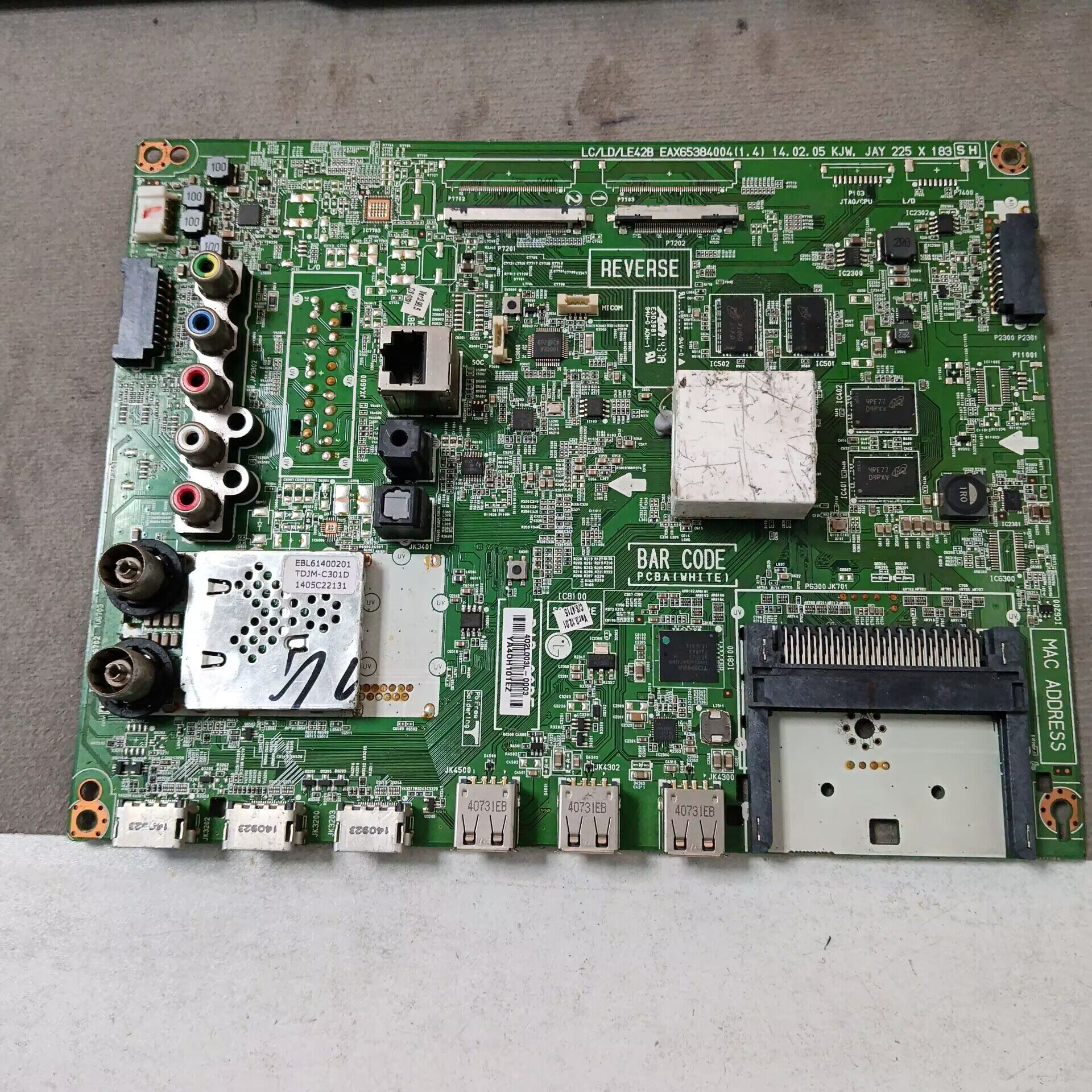 原装LG 60GB7800-CC电视主板EAX65384004(1.4)配LC600DUF