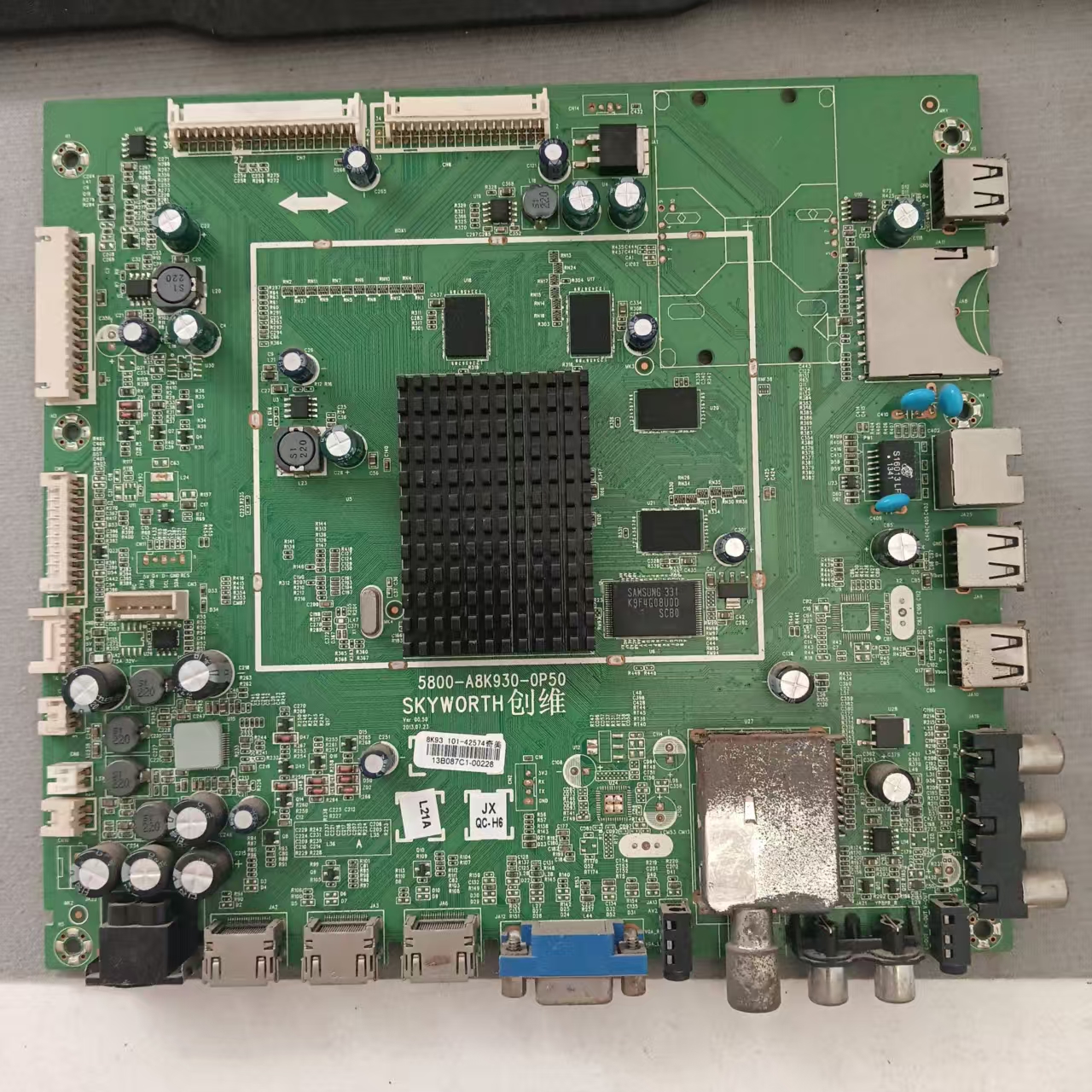原装 创维65E810U 58E780U主板5800-A8K930-0P50 配屏V650DK1-LS1