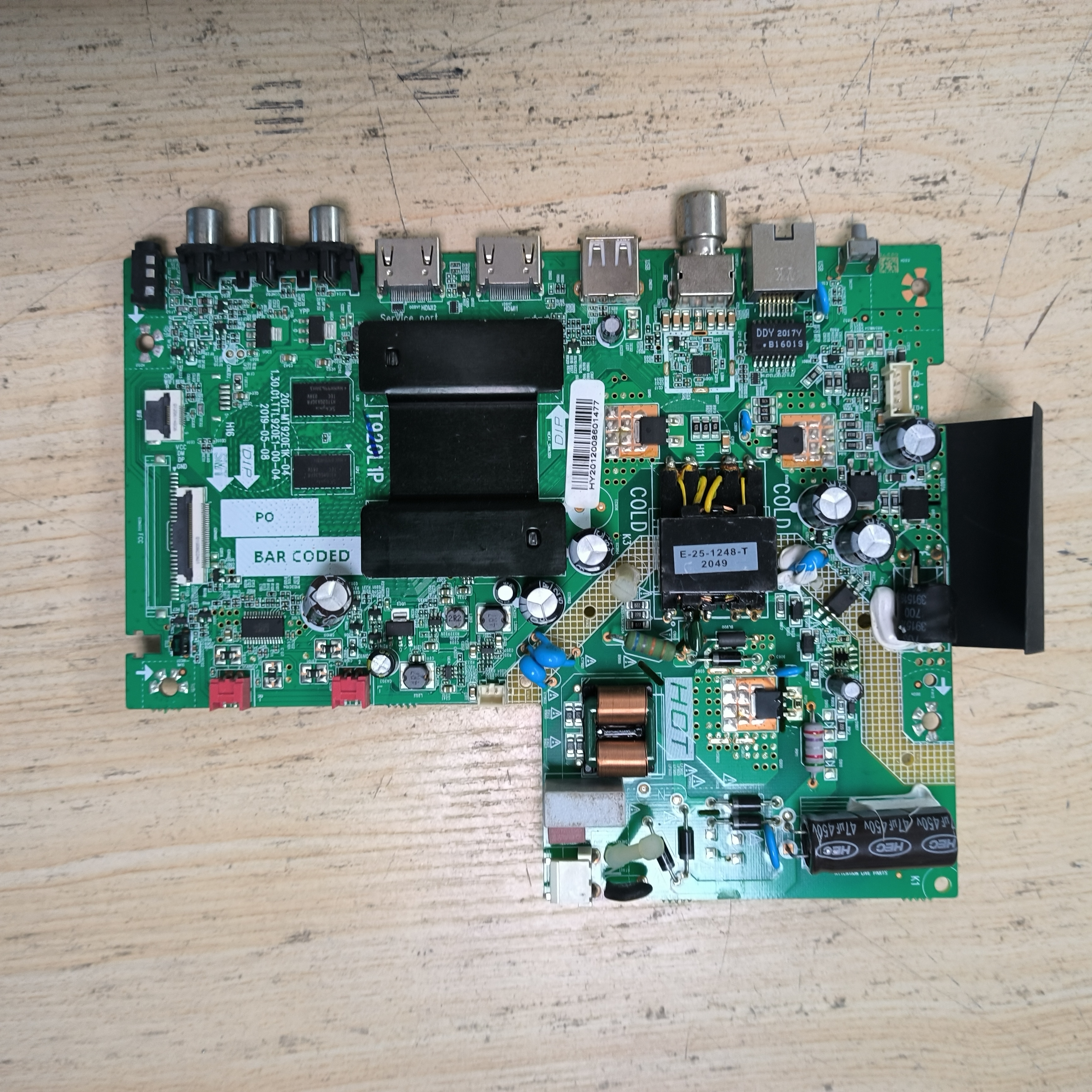 原装TCL 32V6H 主板 201-MT920E1K-04 配屏 LVW320NDFL