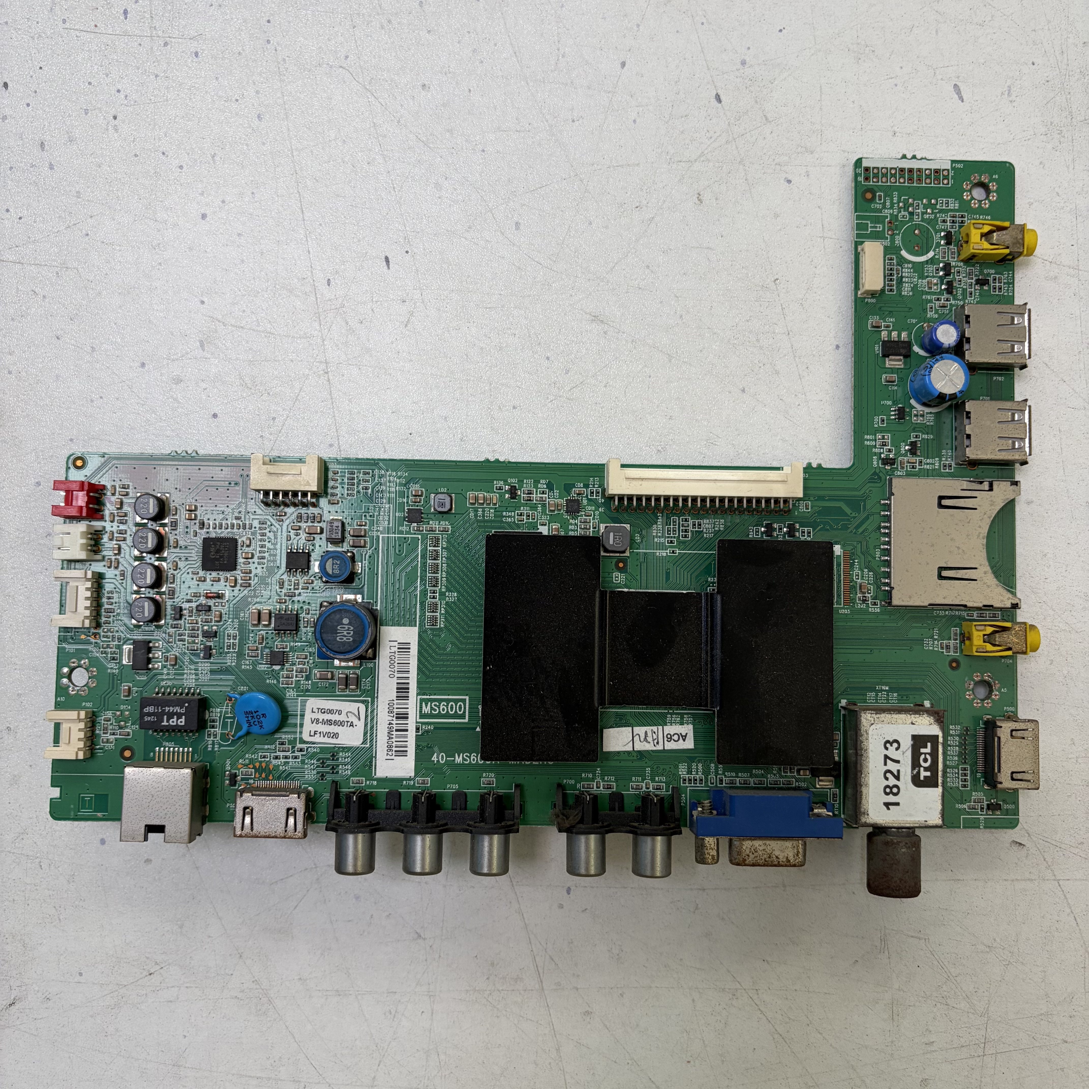 拆机适用于TCL L42F2510E电视主板40-MS600A-MAD2HG屏LVF420AUOT