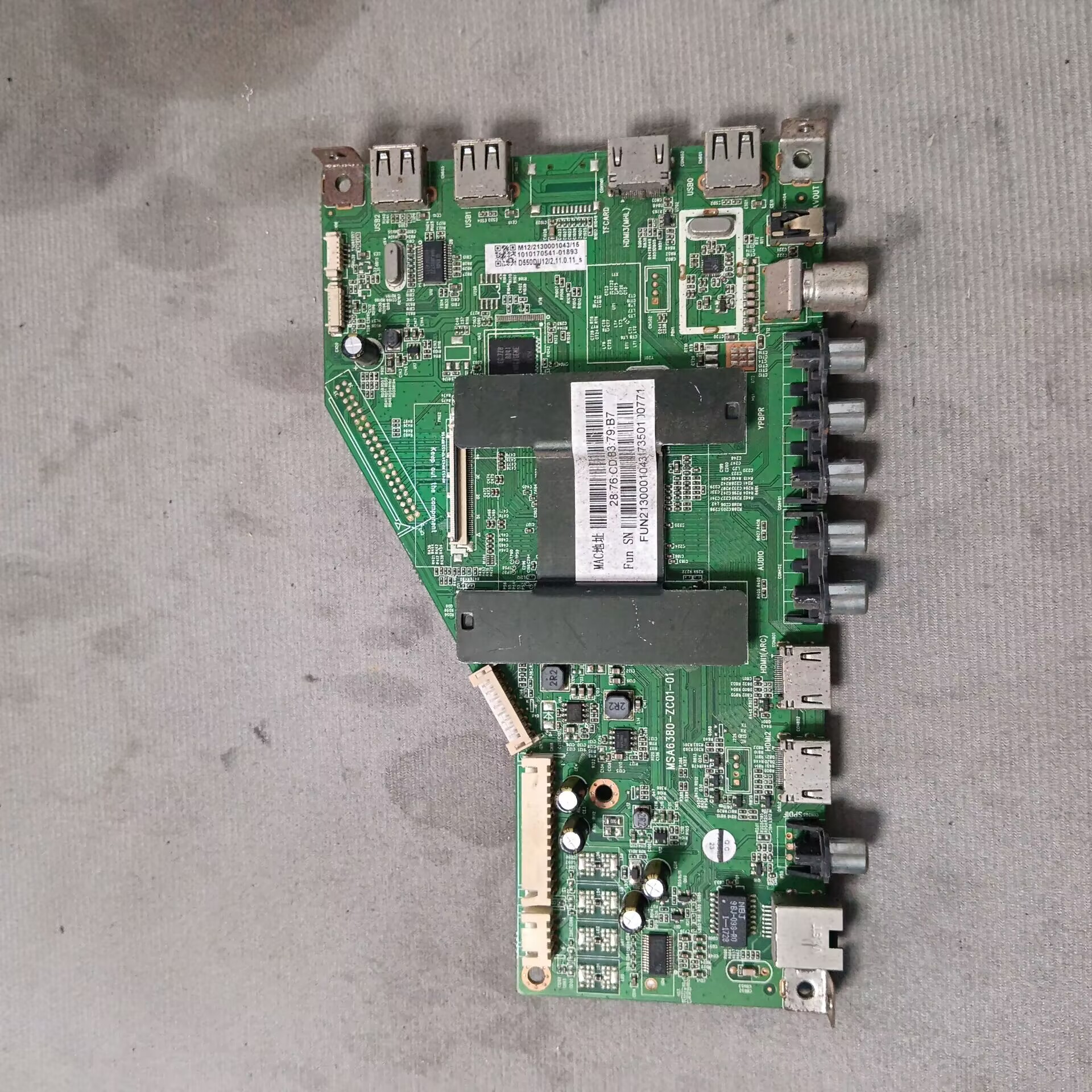 海尔 H55V6000主板MSA6380-ZC01-01屏ST5461D07-1