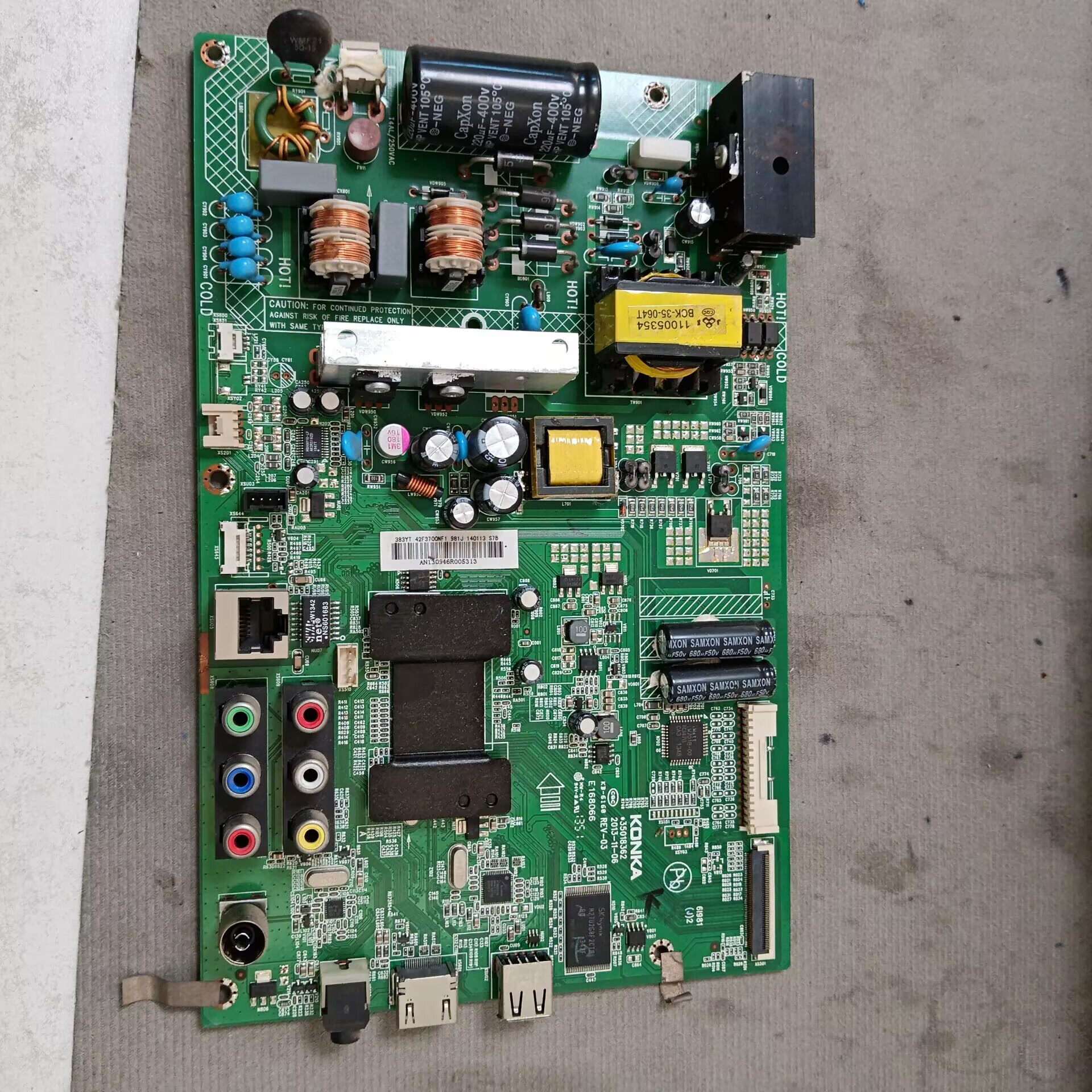 康佳LED42F3700NF主板35018362配屏72000383YT