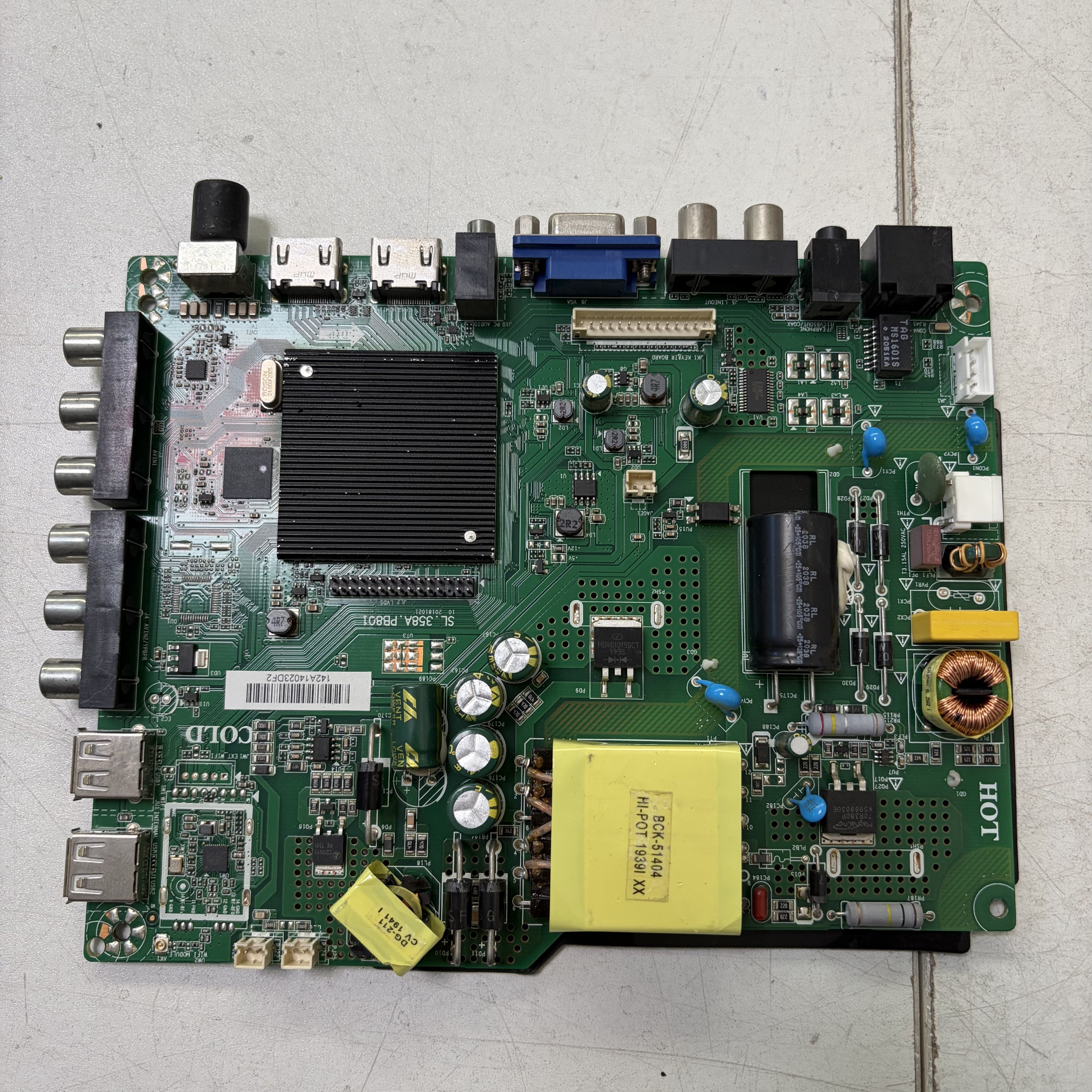 原装SL.358A.PB801液晶屏LED电视四核智能WiFi网络驱动板