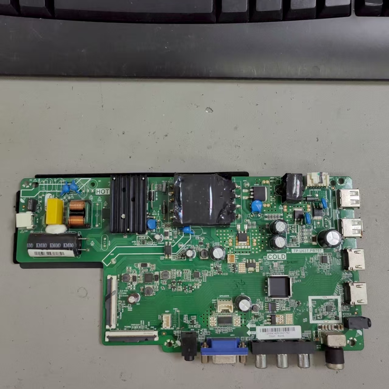 康佳LED43G30C主板TP.U63T.PB757屏72002773YT