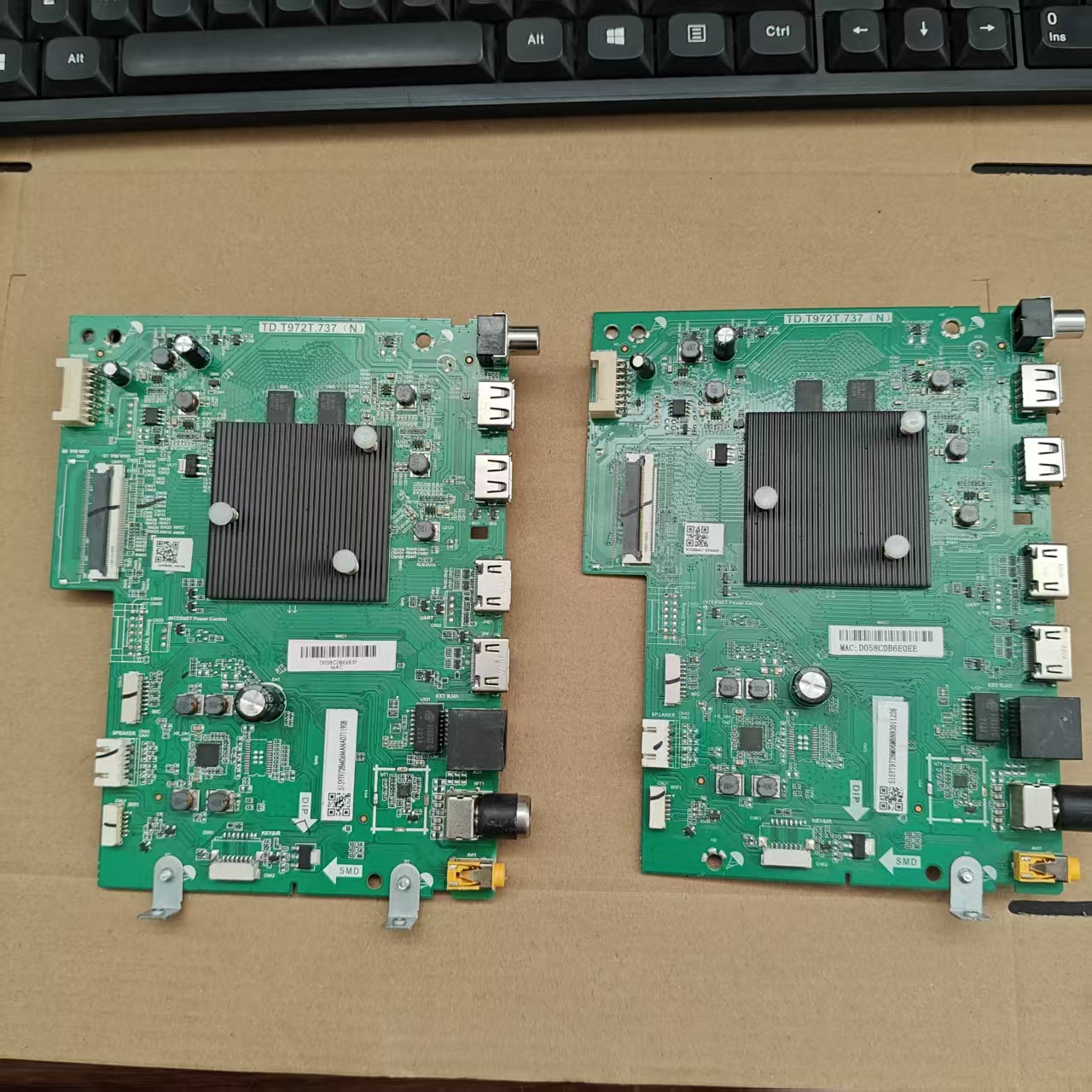 海尔LU55C8 55R3/U1 LU55D31电视主板TD.T972T.737屏ST5461D18-2