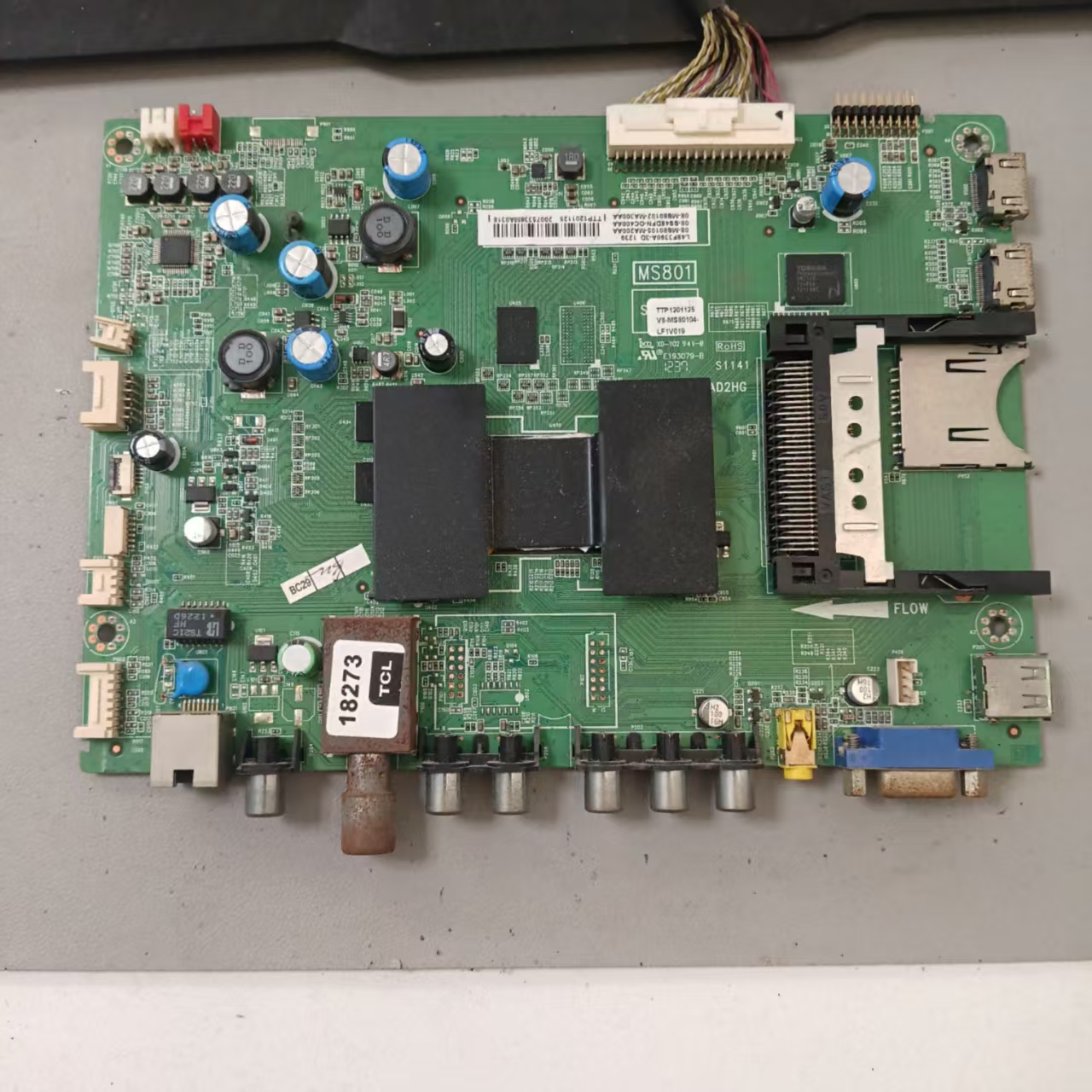 原装TCL L48F3390A-3D主板40-1MS801-MAD2HG屏LVF480SDAL