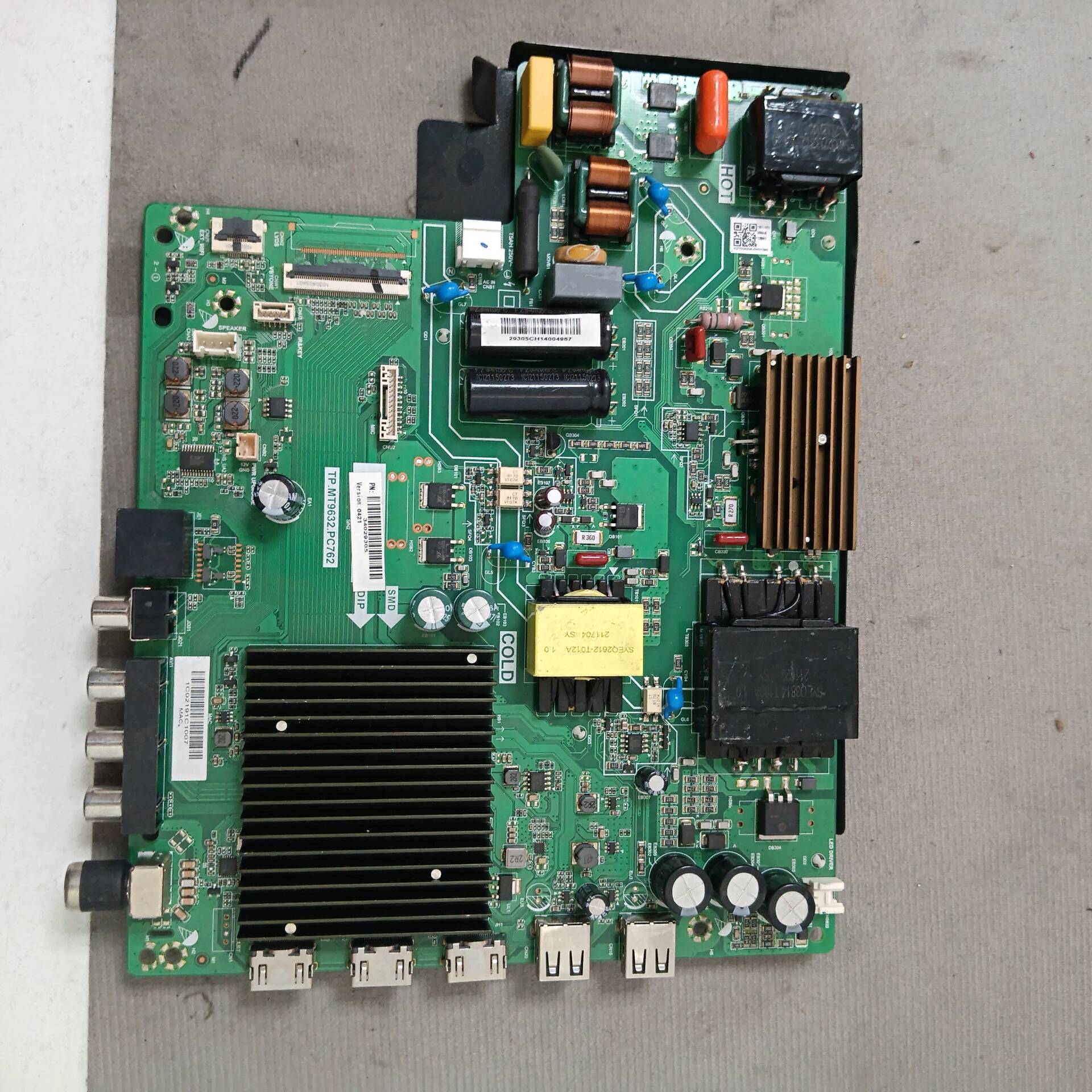 原装 OPPO 55K9 A55U1B01 主板TP.MT9632.PC762屏72003415YT