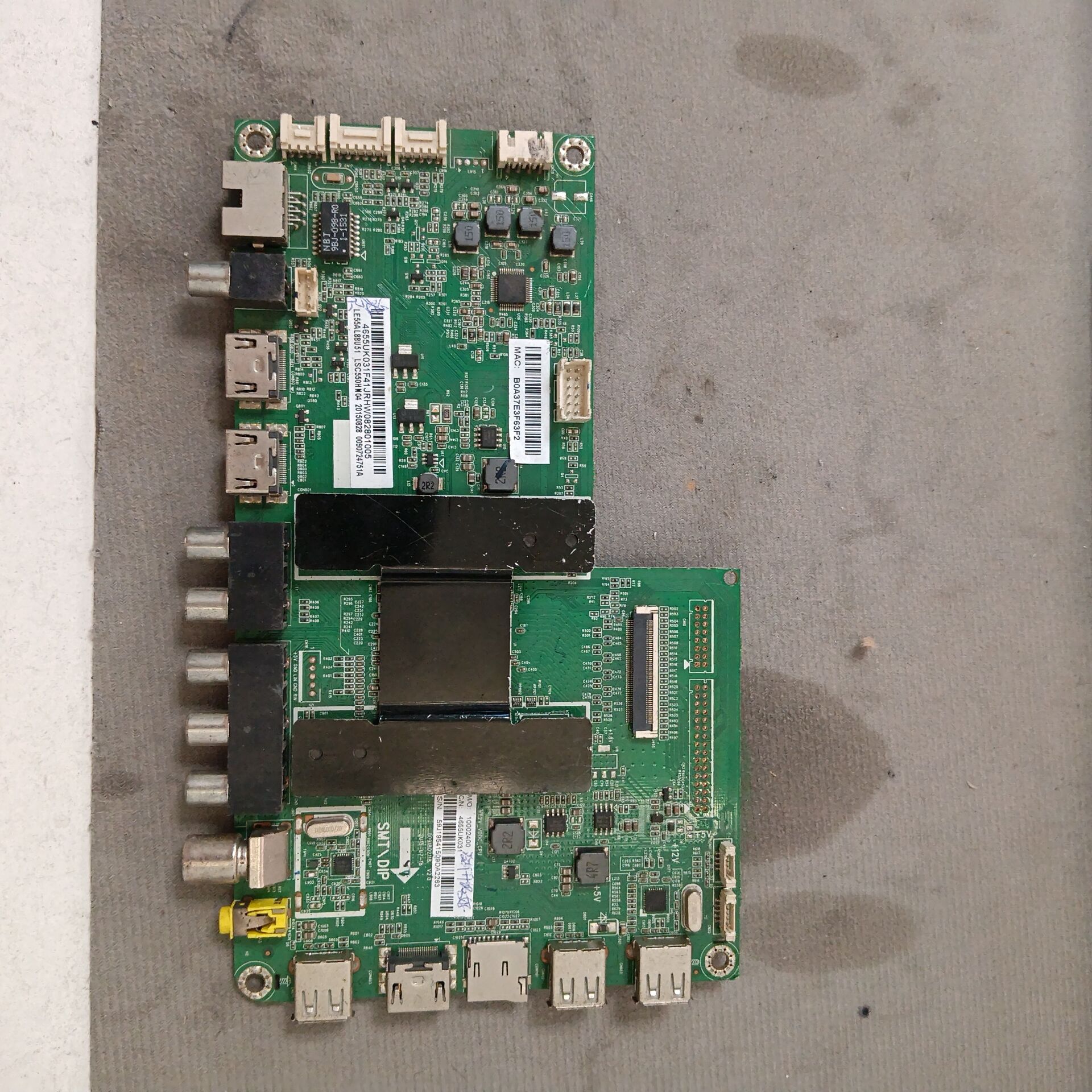 海尔LS49A51主板0091802118A 配屏LSC490FN02