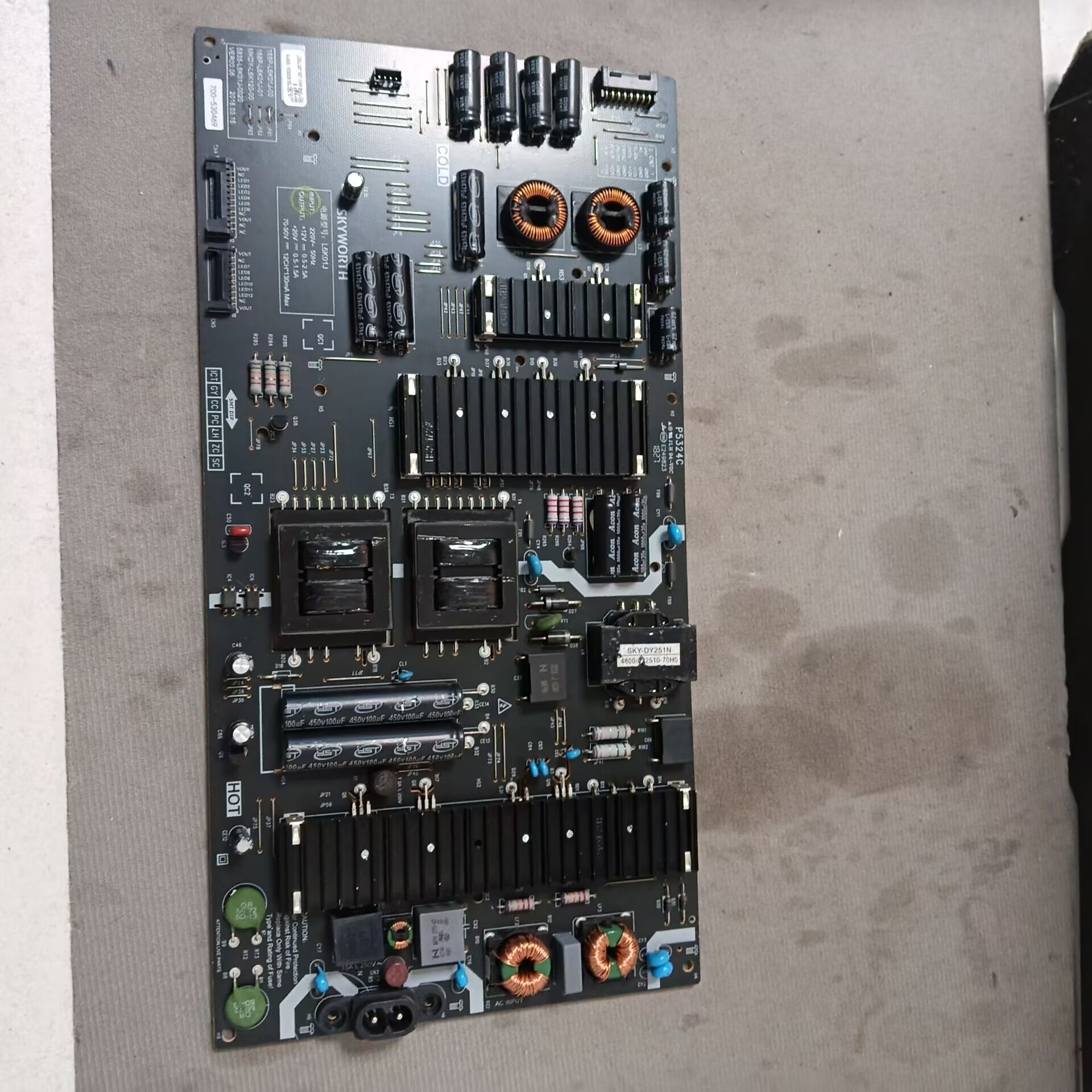 创维58Q5A电视电源板5835-L6K01J-0020 168P-L6K01J-00