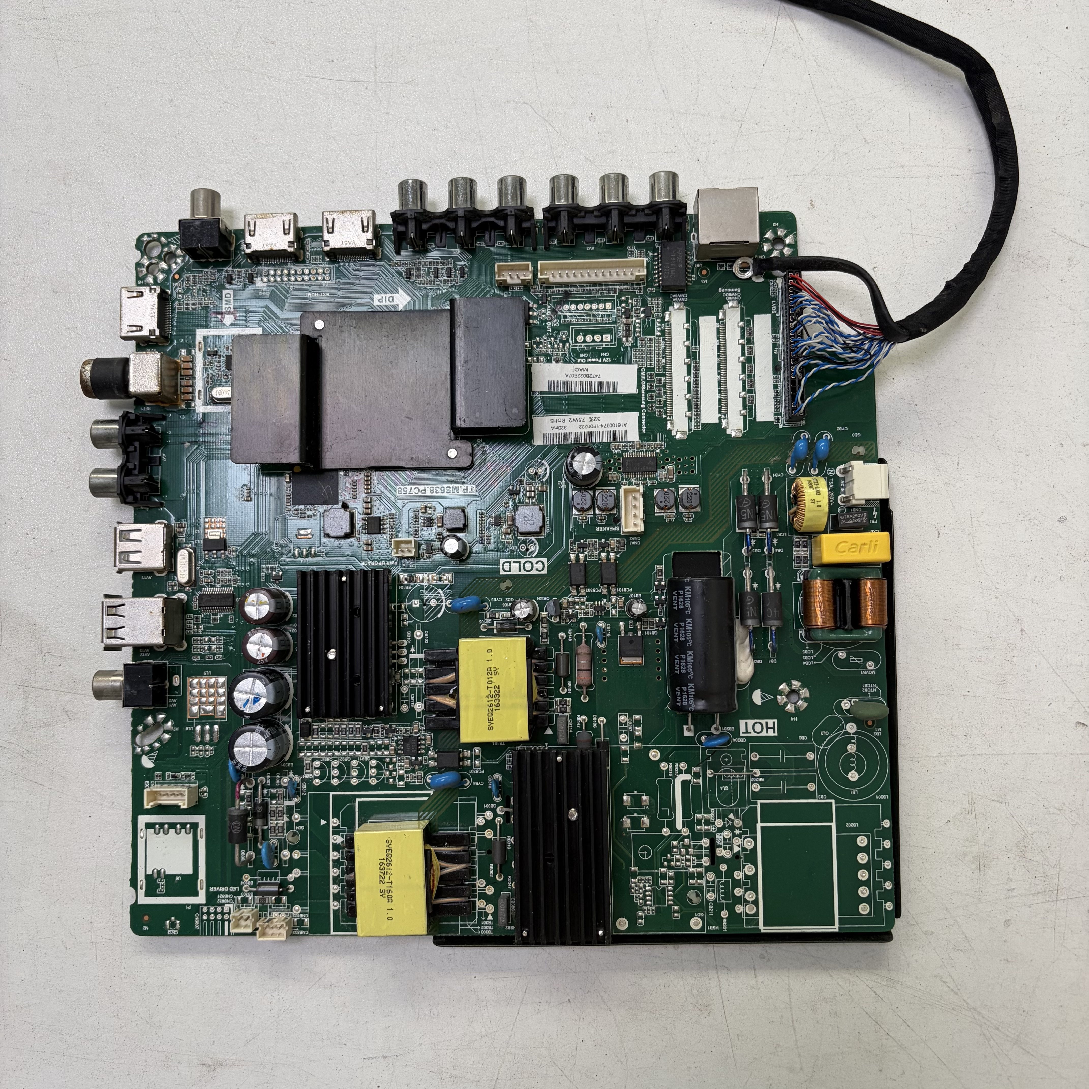 原装先锋LED-48B370电视主板TP.MS638.PC758屏72000081YTAK