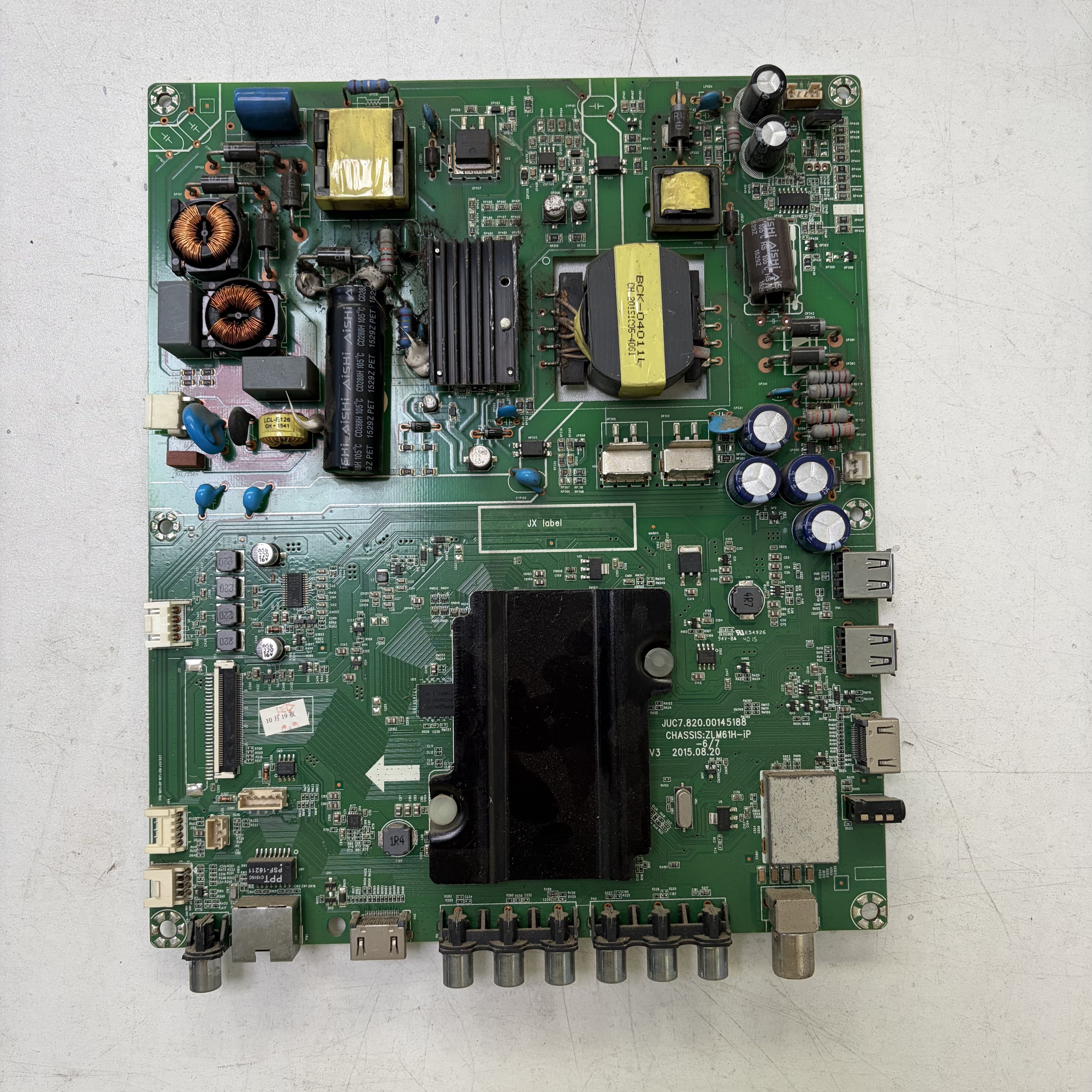 原装长虹 49D3700I电视主板JUC7.820.00145188屏C490F15-E1-L实拍