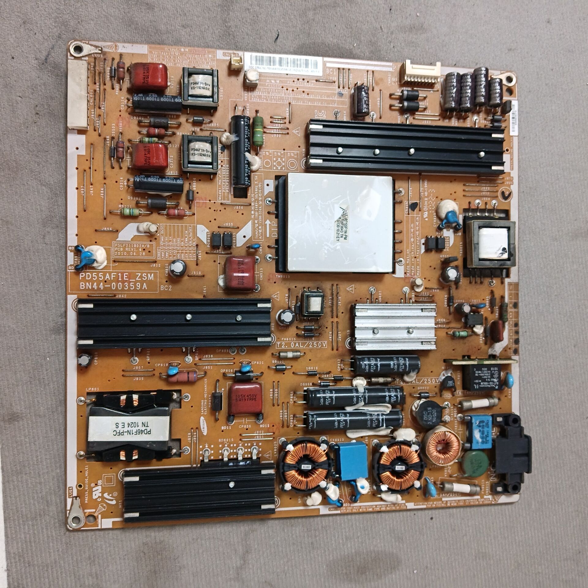 原装三星UA55C6200UF电源PD55AF1E-ZSM BN44-00359A PSLF211B02A