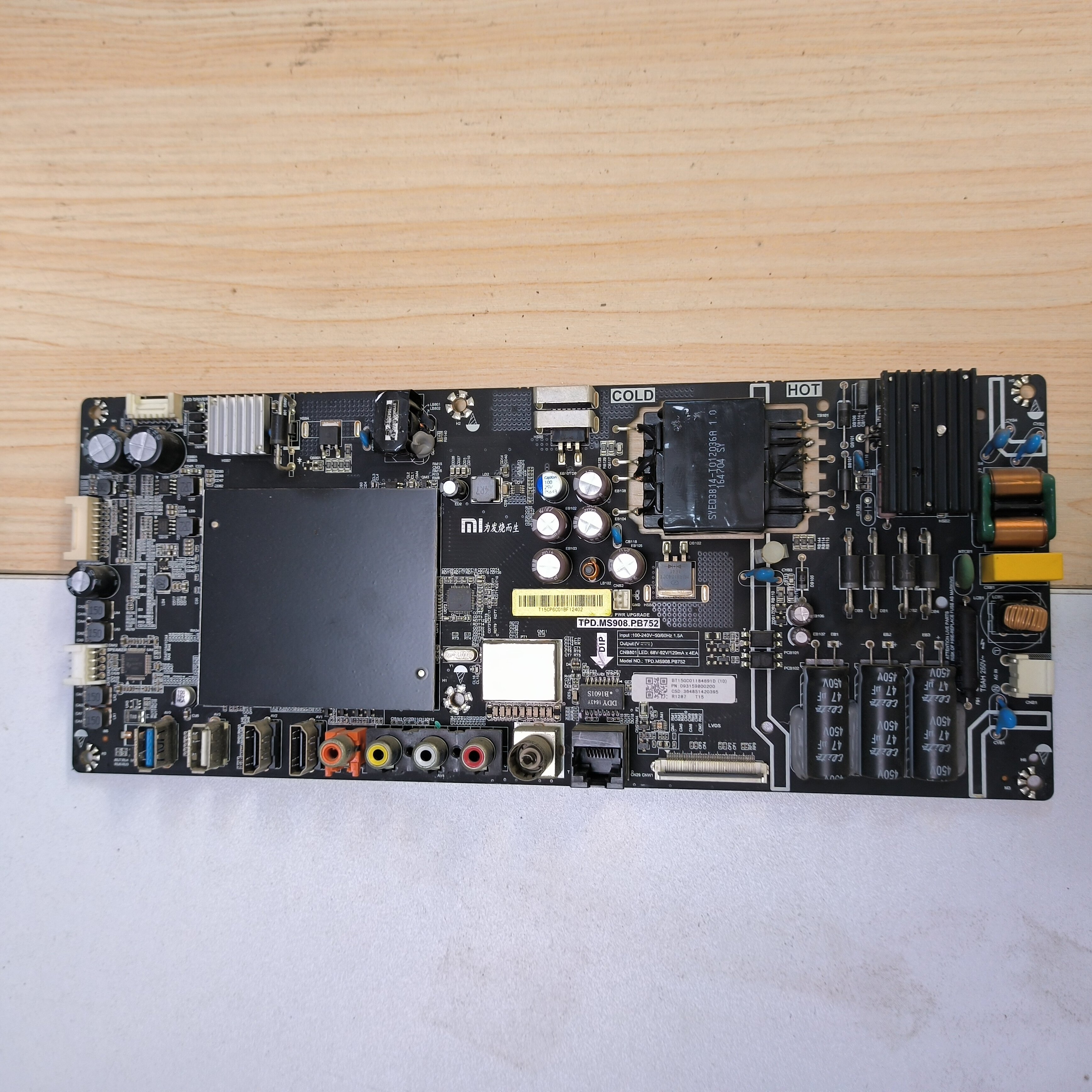 小米L48M3-AF液晶电视主板TPD.MS908.PB752屏MI48TV(M48)