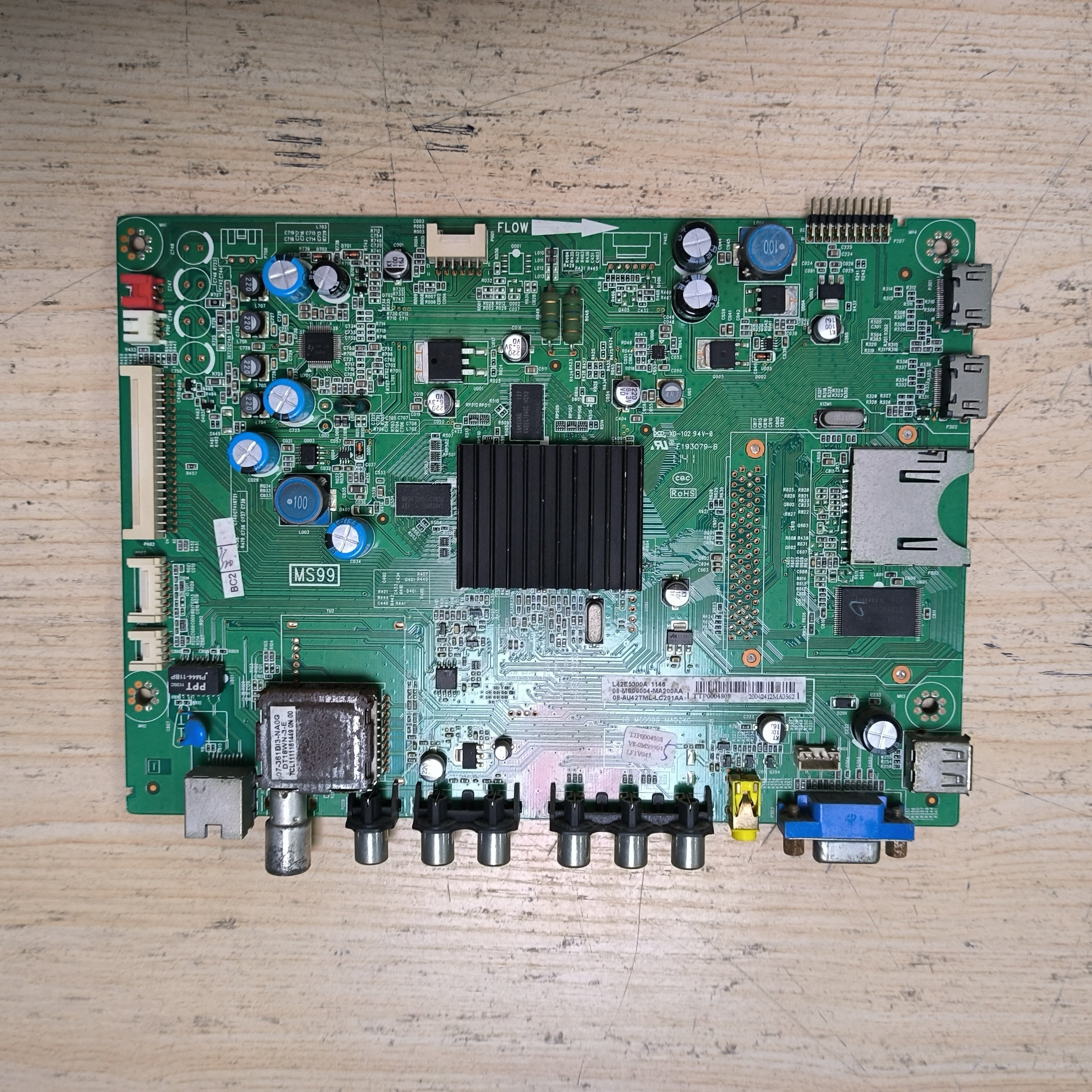 原装 TCL L42E5300A主板 40-MS9900-MAD2XG屏LVF420AUTM