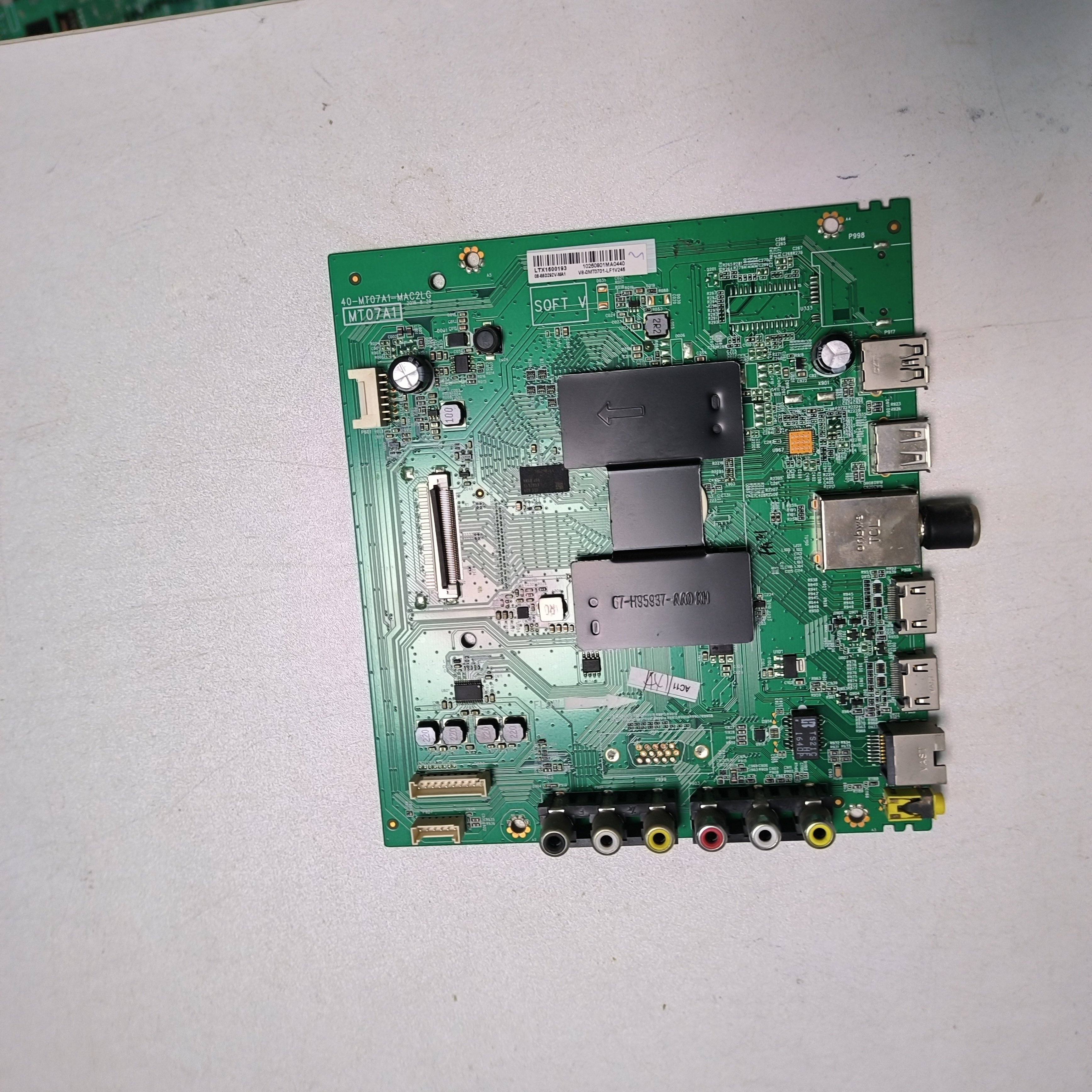 原装 TCL L55F3800A/D55A810 主板40-MT07A1-MAC2LG屏LVF550CSOT,电子元器件市场,PCB电路板/印刷线路板,淘宝优惠券,粉丝福利购,淘宝优惠卷