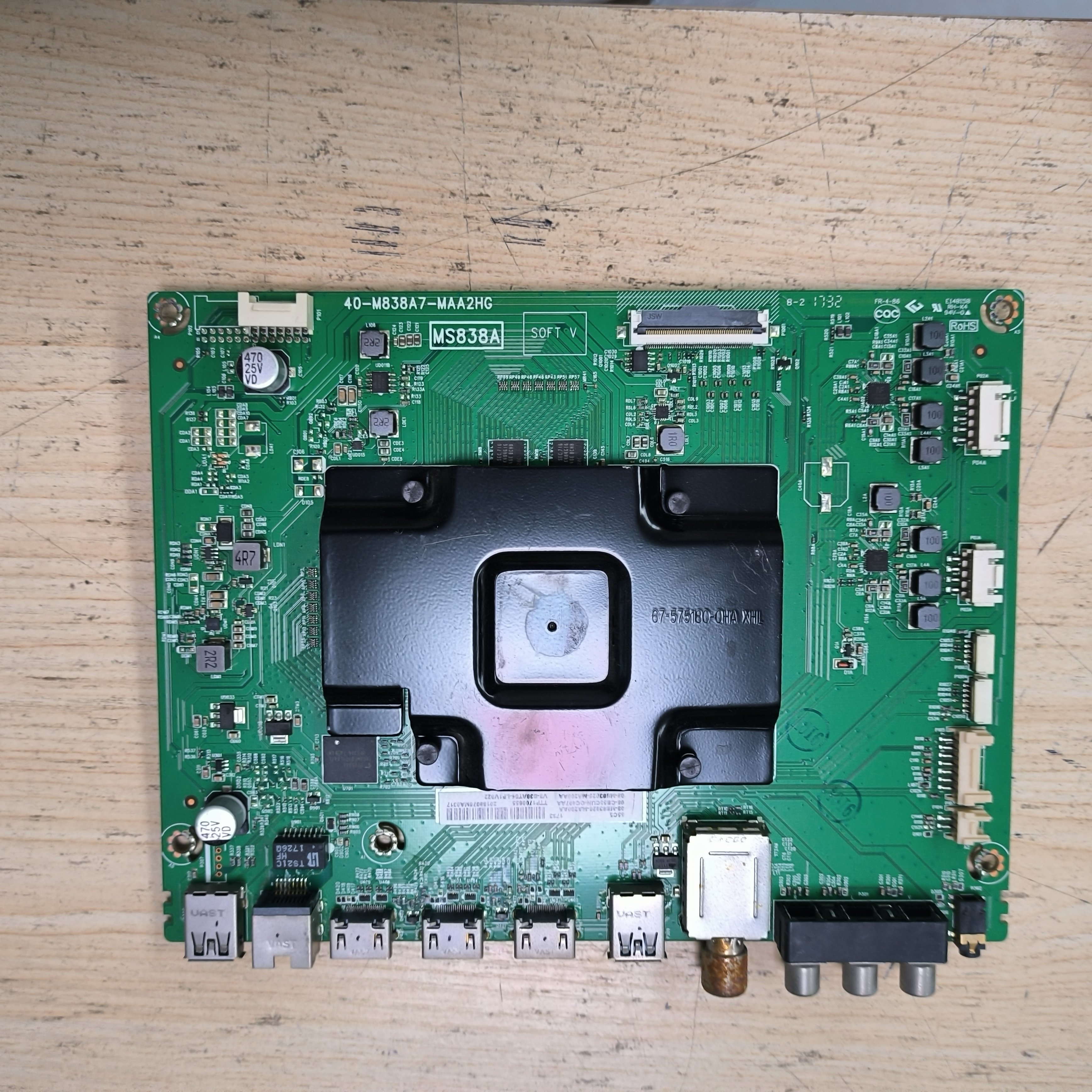 TCL 55C5主板40-M838A7-MAA2HG屏LVU550NEBL